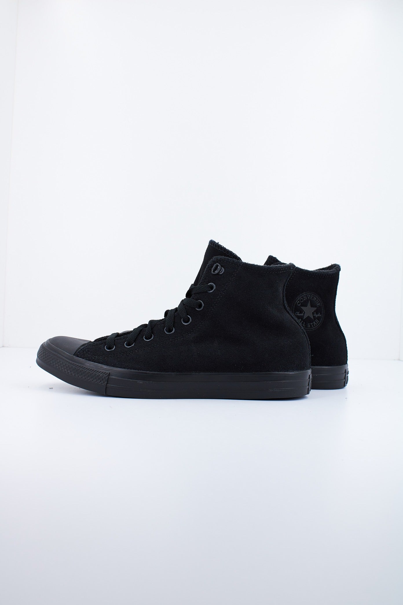 CONVERSE CHUCK TAYLOR ALL STAR SUEDE &FAUX FUR en color NEGRO (1)