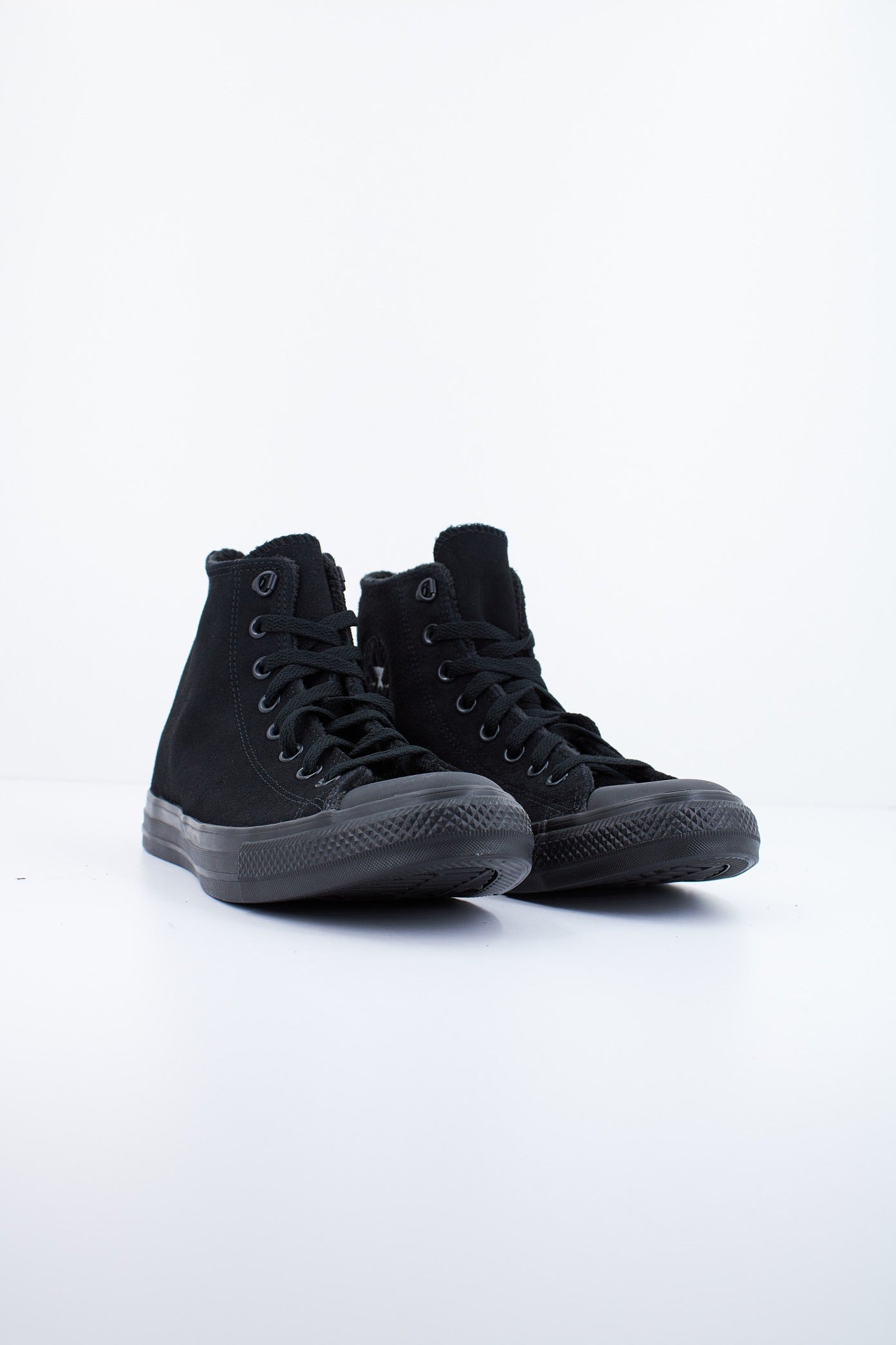 CONVERSE CHUCK TAYLOR ALL STAR SUEDE &FAUX FUR en color NEGRO (2)