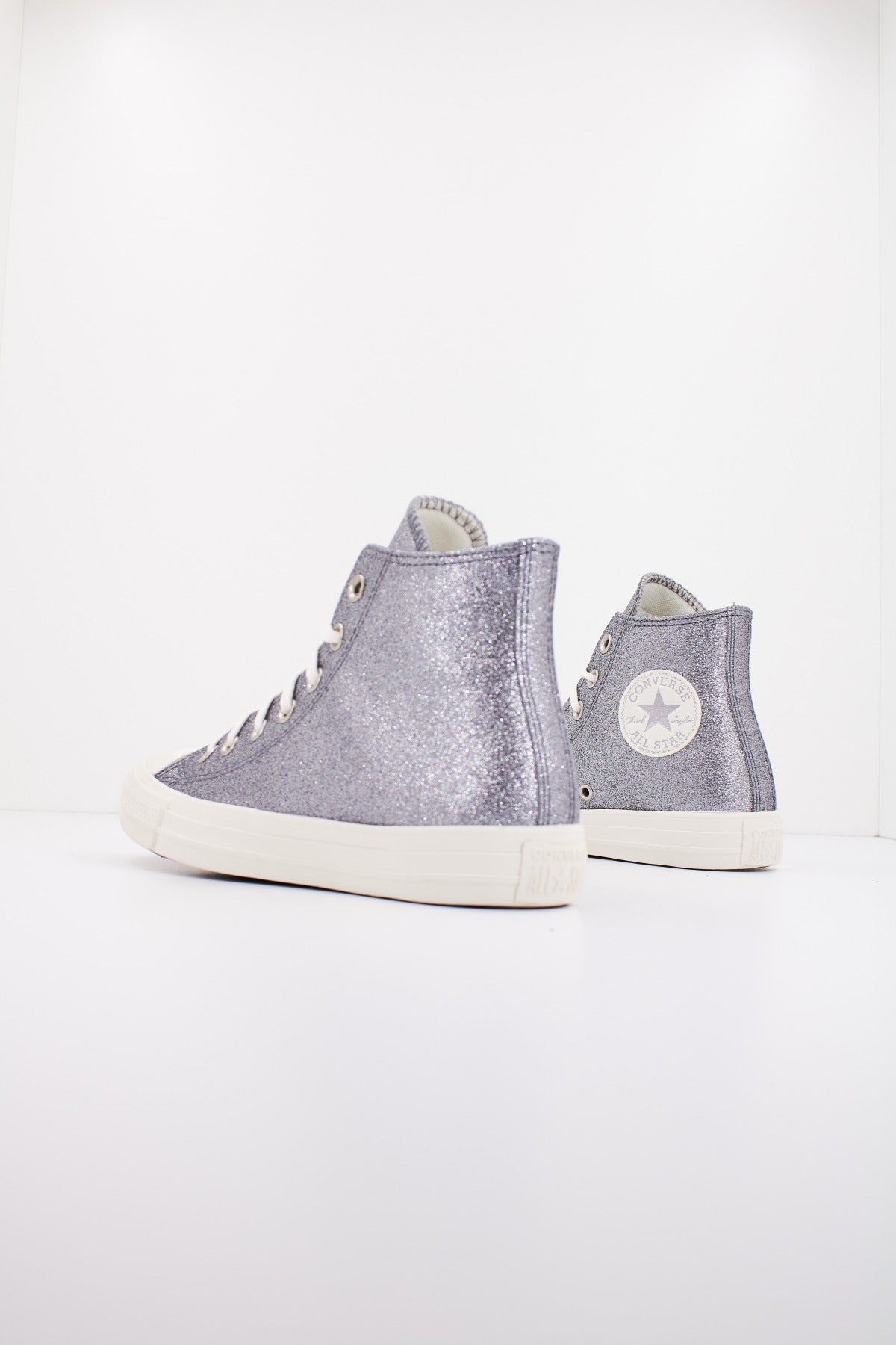 CONVERSE CHUCK TAYLOR ALL STAR GLITTER en color GRIS (3)