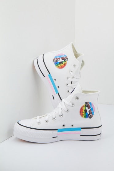 CONVERSE CHUCK TAYLOR ALL STAR LIFT HI en color BLANCO (4)