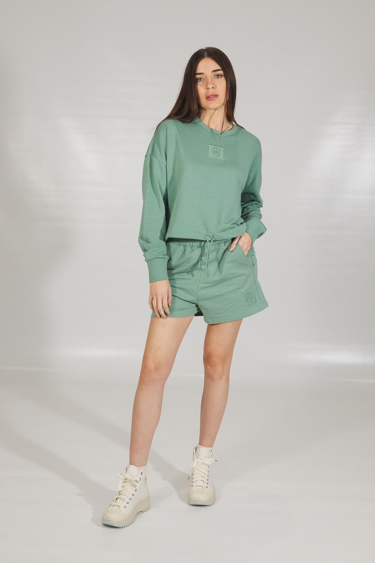 CONVERSE CHUCK TAYLOR EMBRO CREW en color VERDE (4)