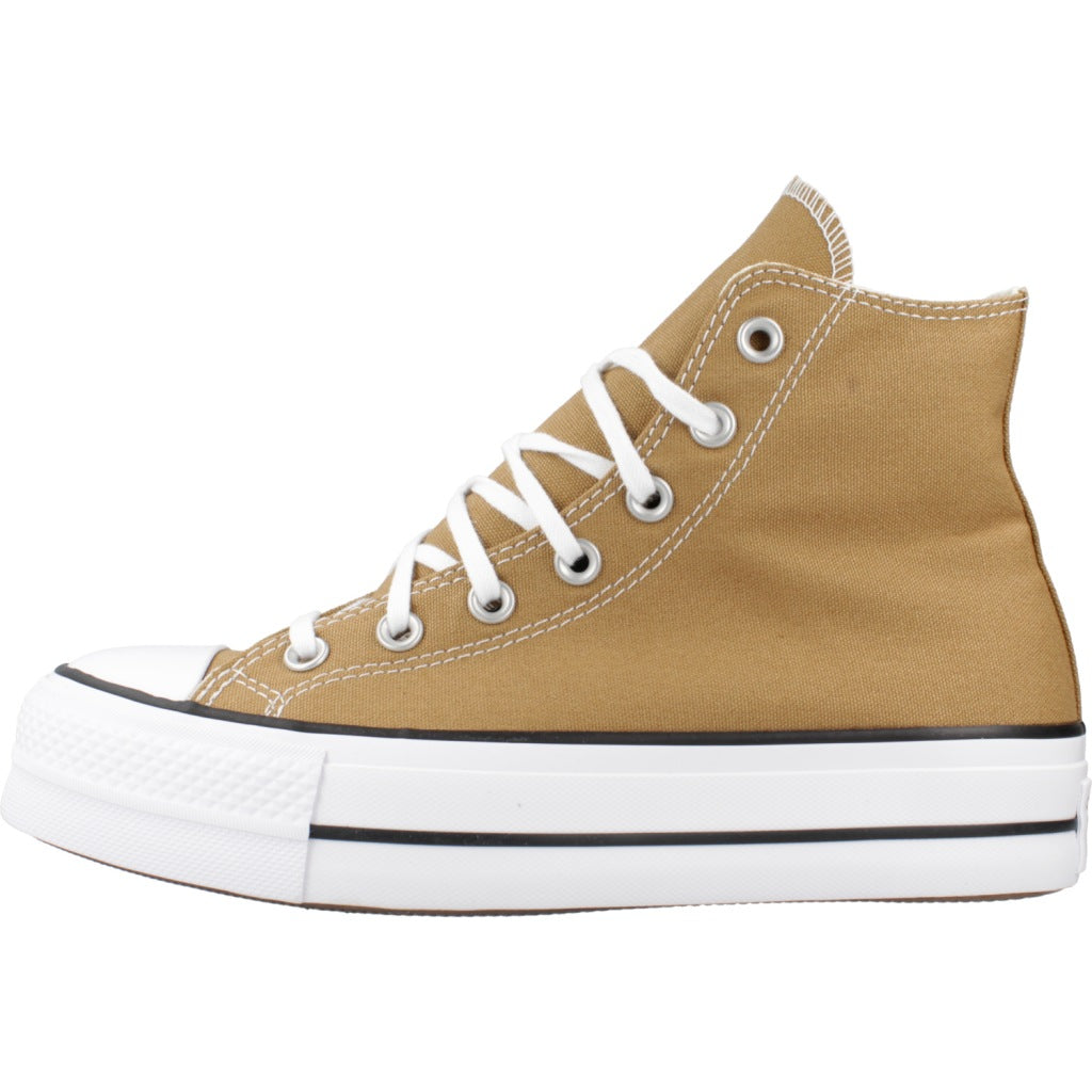 CONVERSE CHUCK TAYLOR ALL STAR PLATFORM en color MARRON (2)