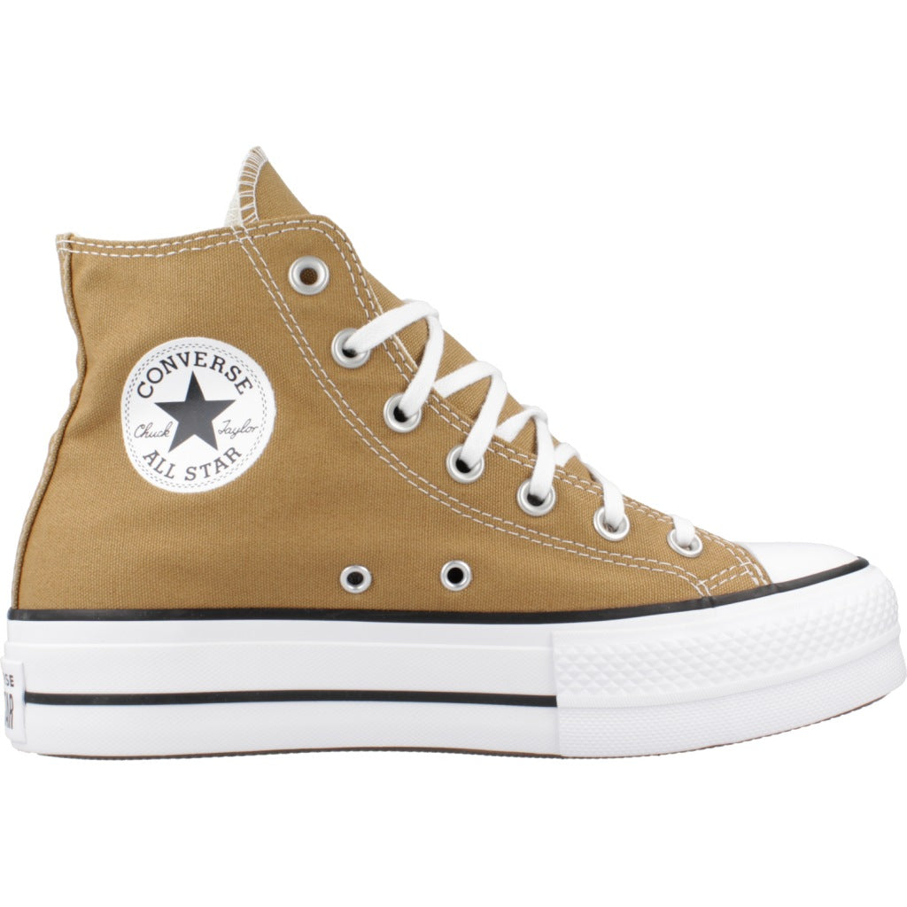 CONVERSE CHUCK TAYLOR ALL STAR PLATFORM en color MARRON (4)