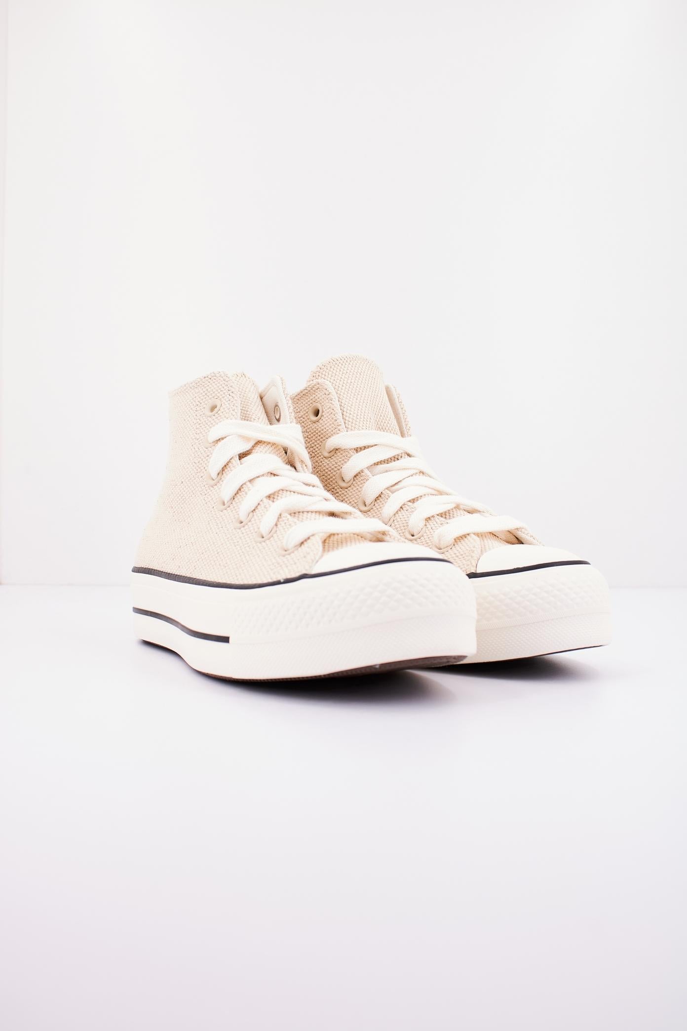 CONVERSE CHUCK TAYLOR ALL LIFT CANVAS & LEATHER en color BEIS (2)