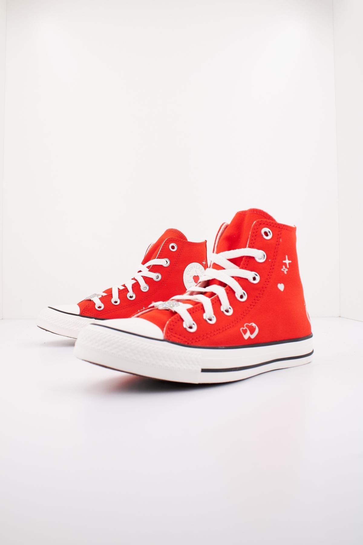 CONVERSE CHUCK TAYLOR ALL STAR YK HEART en color ROJO (2)
