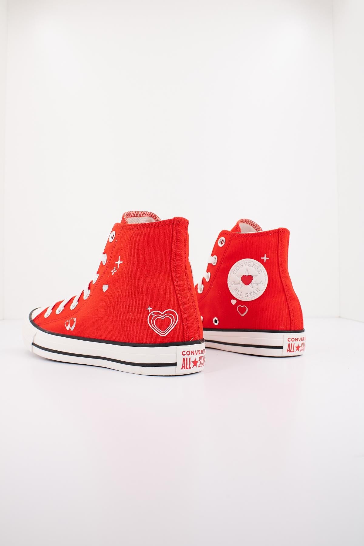 CONVERSE CHUCK TAYLOR ALL STAR YK HEART en color ROJO (3)