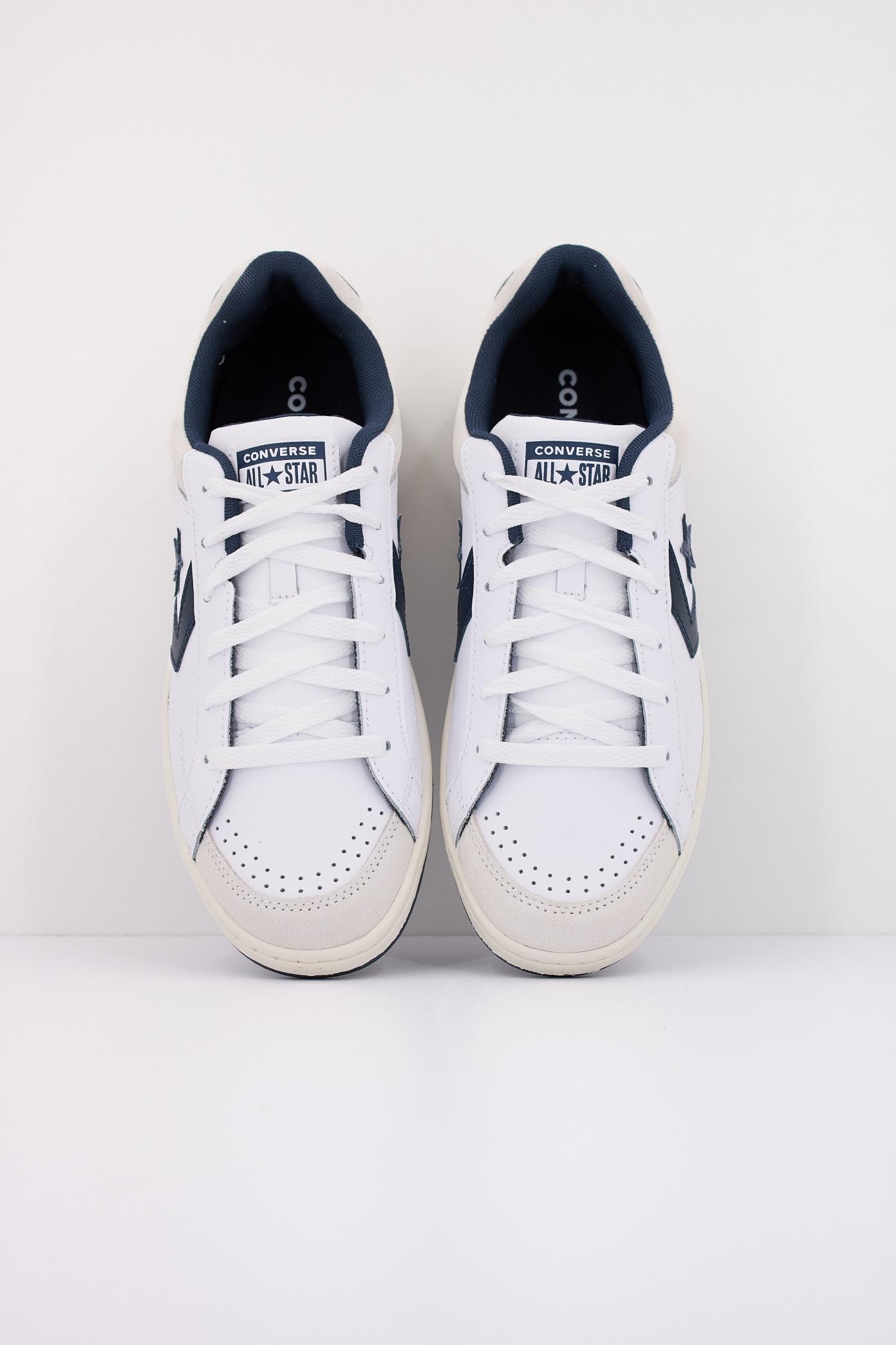 CONVERSE PRO BLAZE CLASSIC LEATHER & SUEDE en color BLANCO (3)