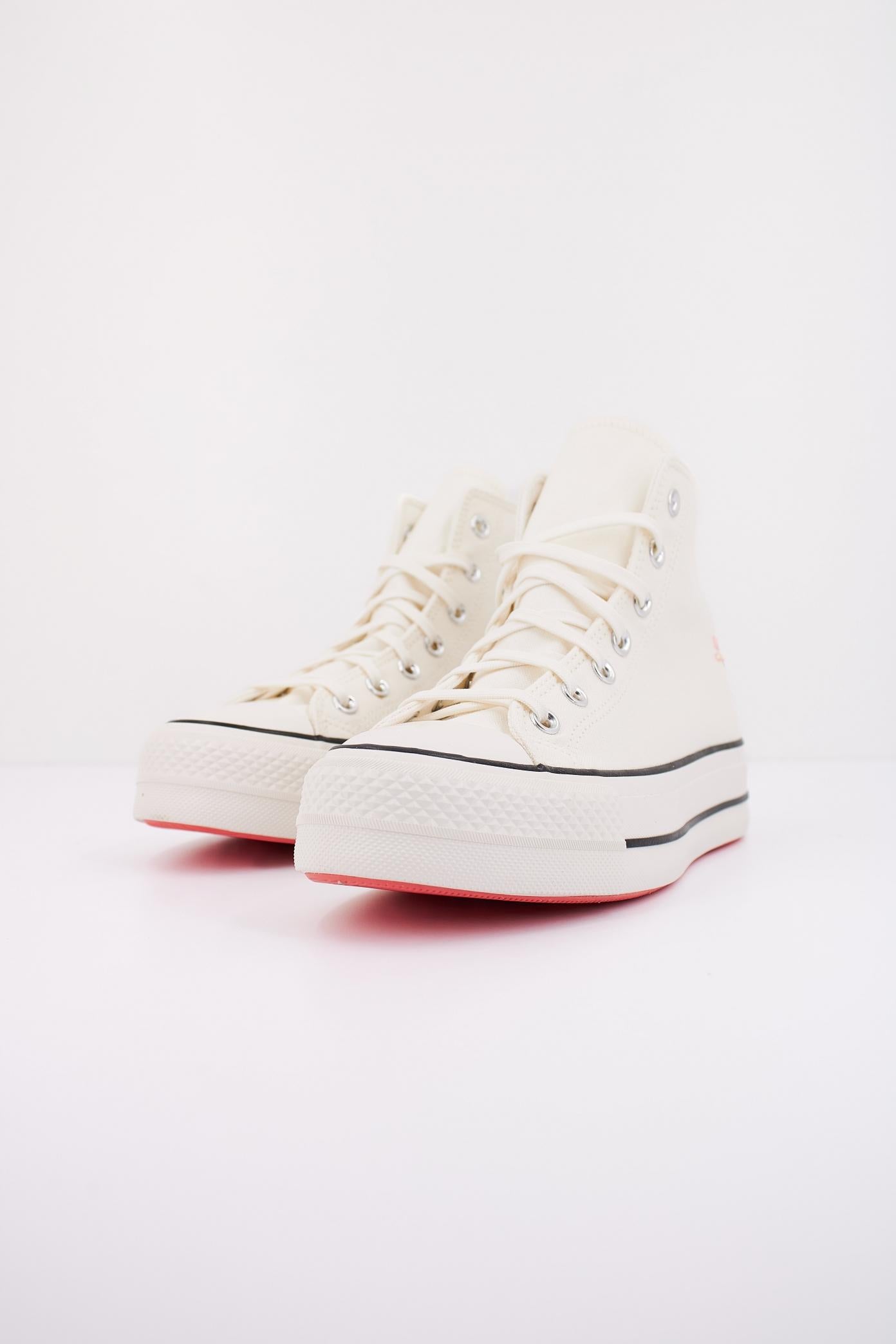 CONVERSE CHUCK TAYLOR ALL STAR LIFT PLATFORM LITTLE FLOWERS en color BLANCO (2)