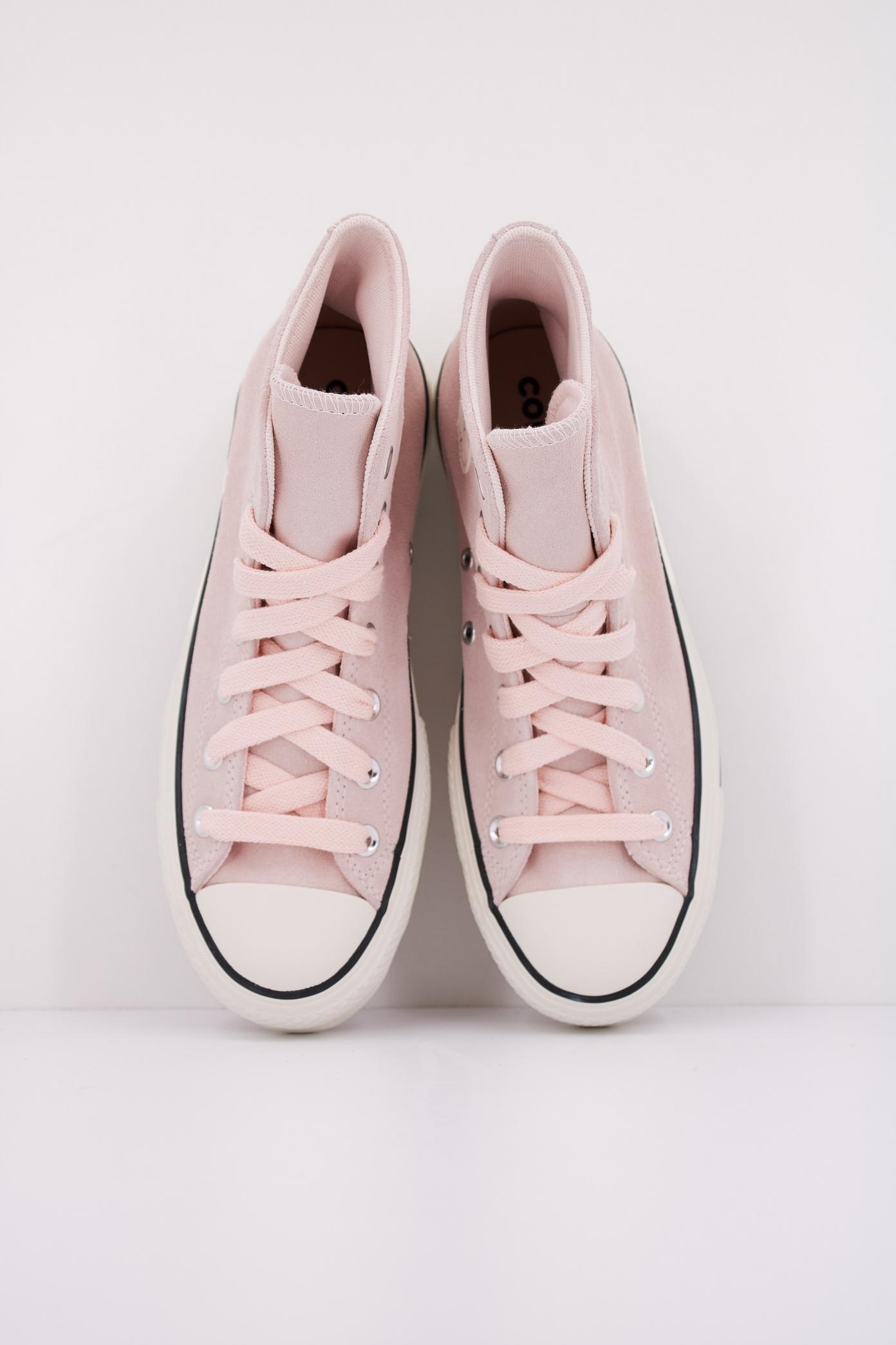 CONVERSE CHUCK TAYLOR ALL STAR LIFT PLATAFORM SUEDE en color ROSA (3)