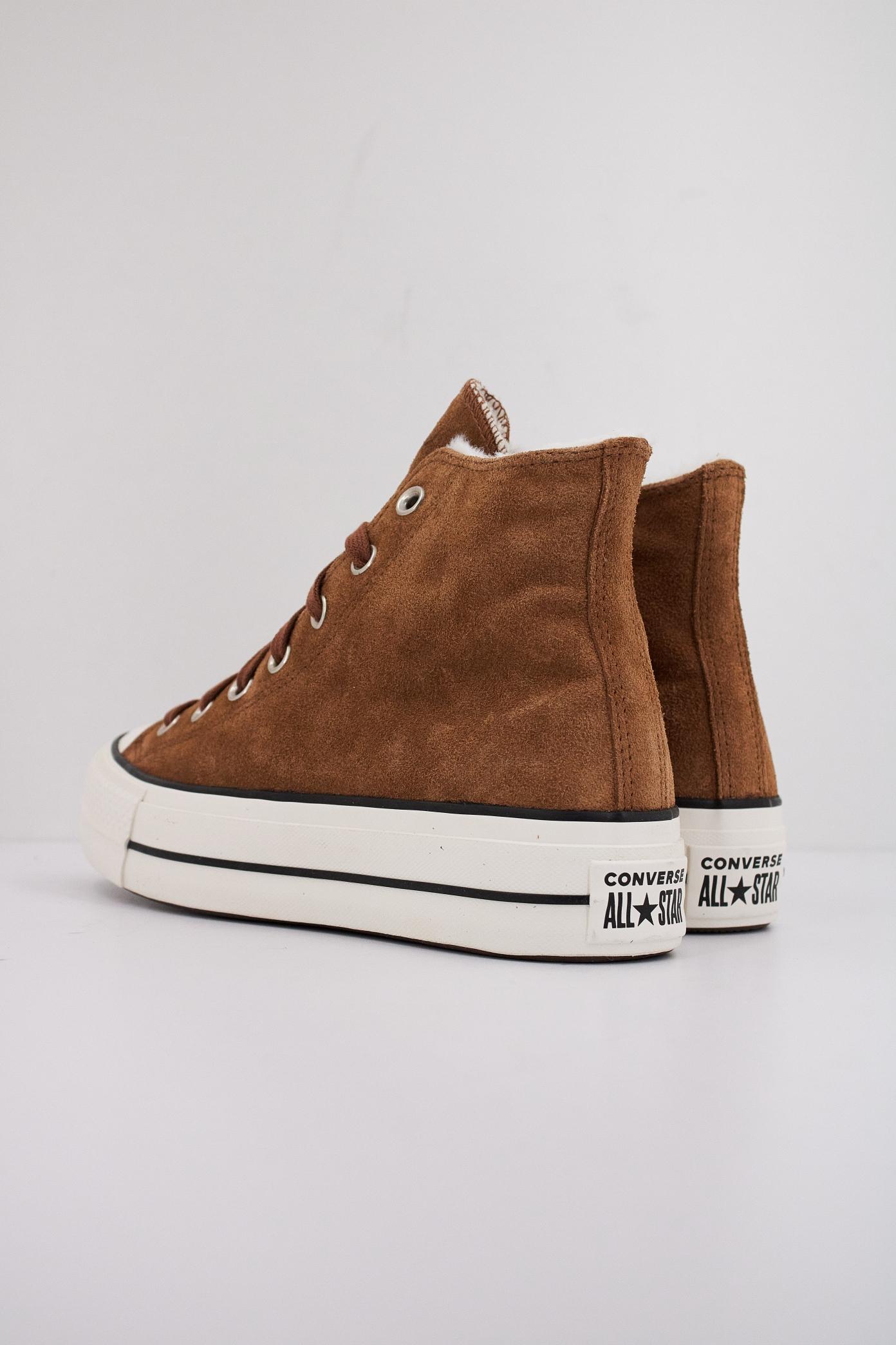 CONVERSE CHUCK TAYLOR ALL STAR LIFT en color MARRON (4)