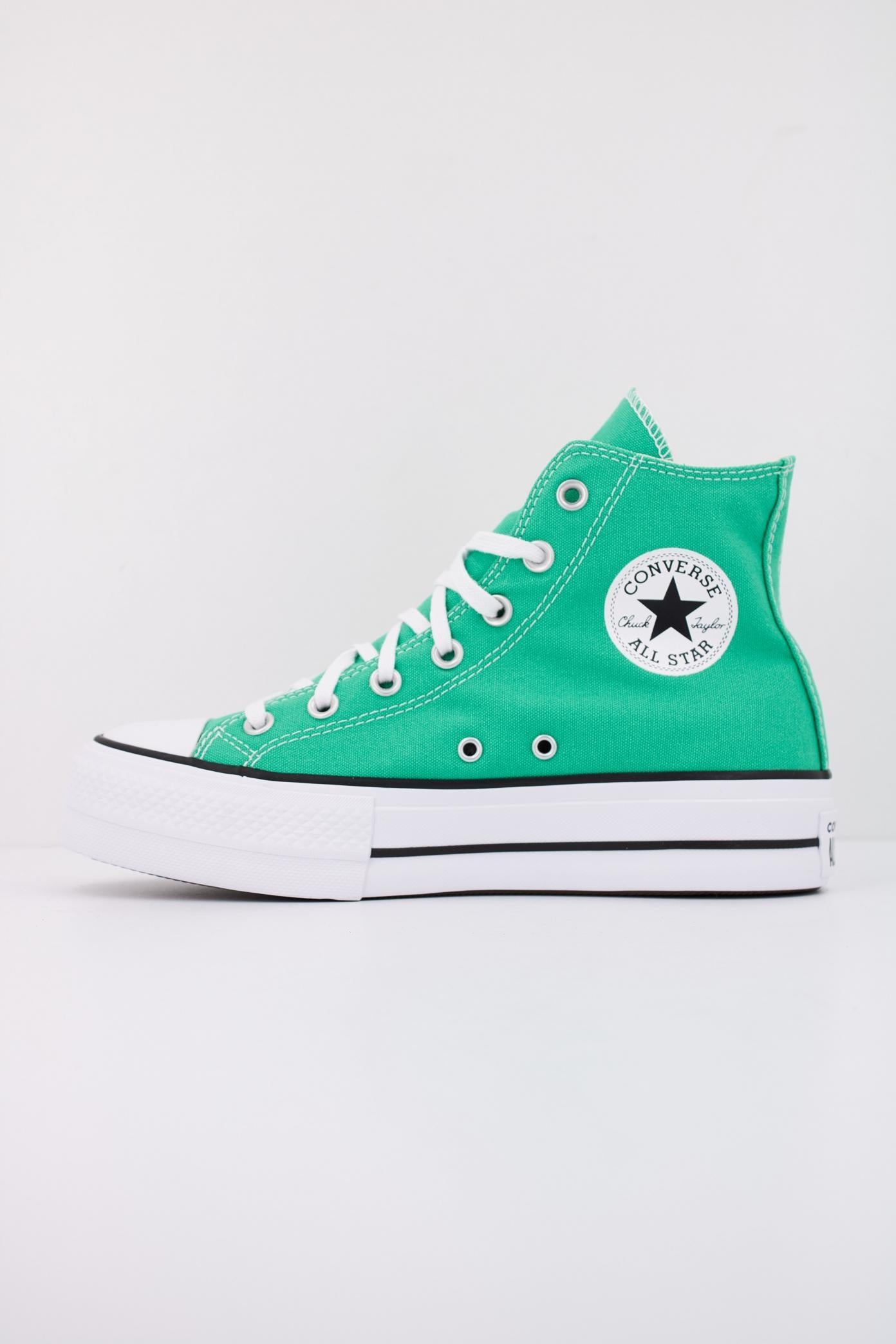 CONVERSE CHUCK TAYLOR ALL STAR LIFT HI en color VERDE (1)