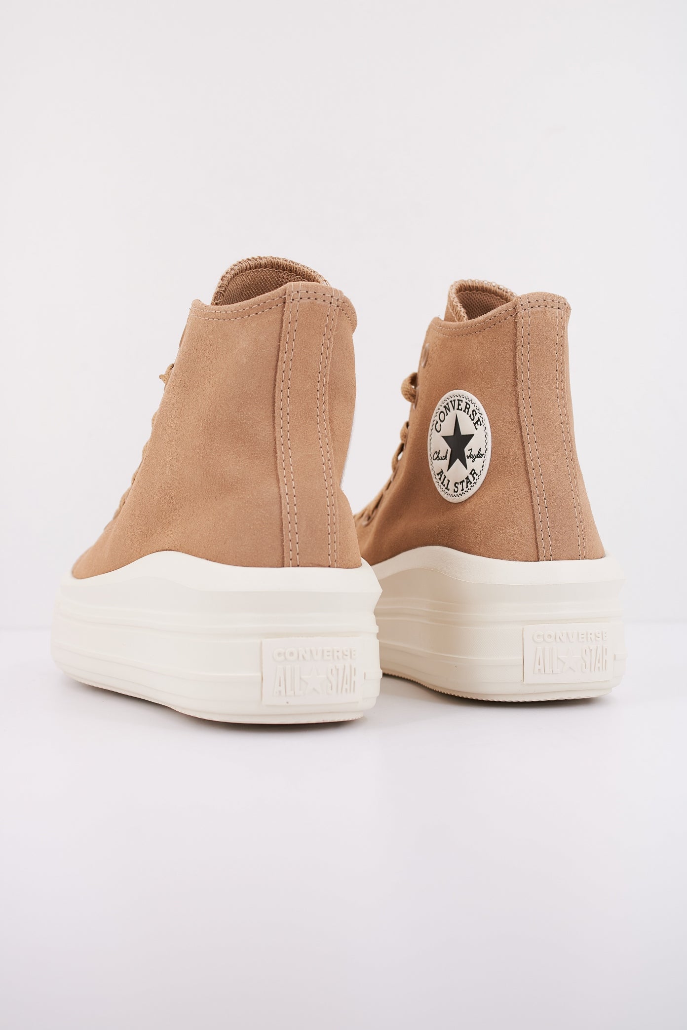 CONVERSE CHUCK TAYLOR ALL STAR MOVE PLATFORM COLORFUL SUEDE en color MARRON (4)