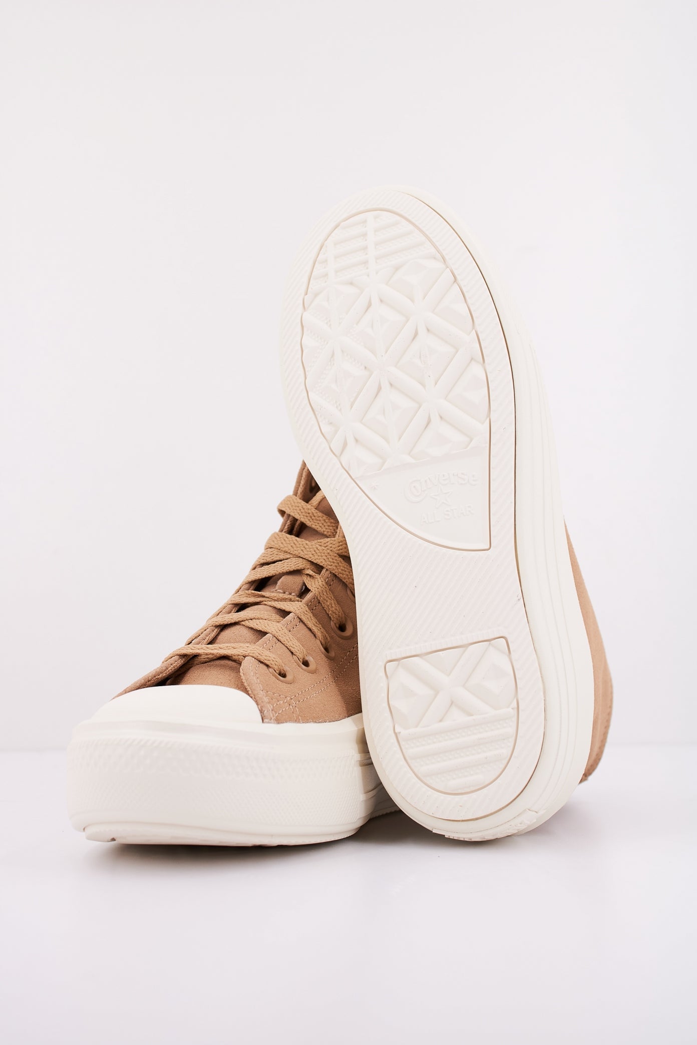 CONVERSE CHUCK TAYLOR ALL STAR MOVE PLATFORM COLORFUL SUEDE en color MARRON (5)