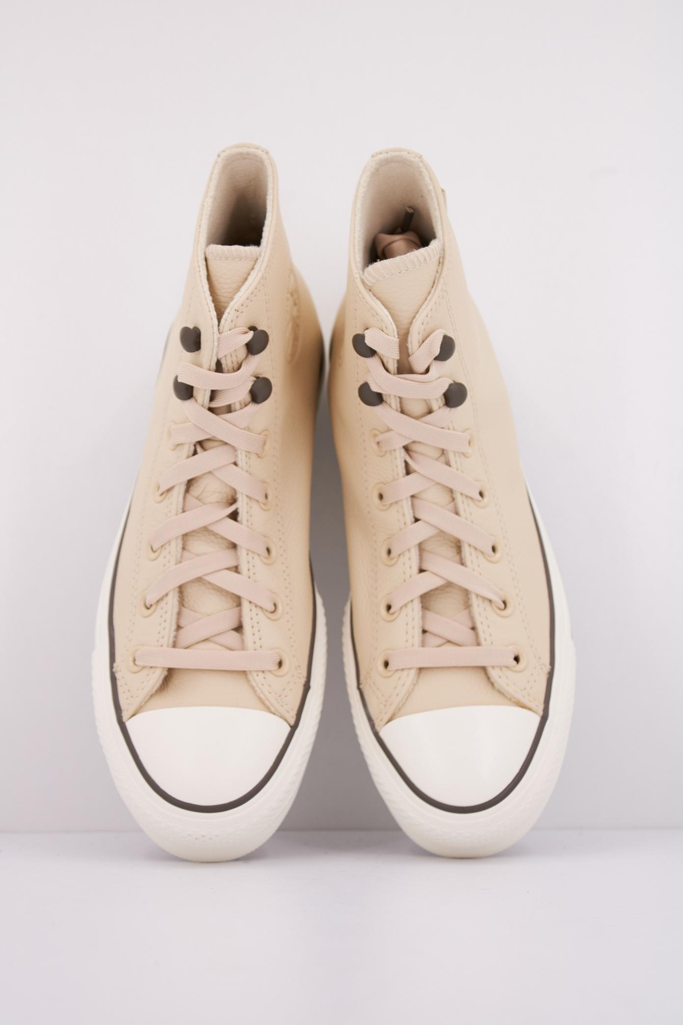 CONVERSE CHUCK TAYOR ALL STAR LIFT PLATFORM WEATHERIZED LEATHER en color BEIS (3)