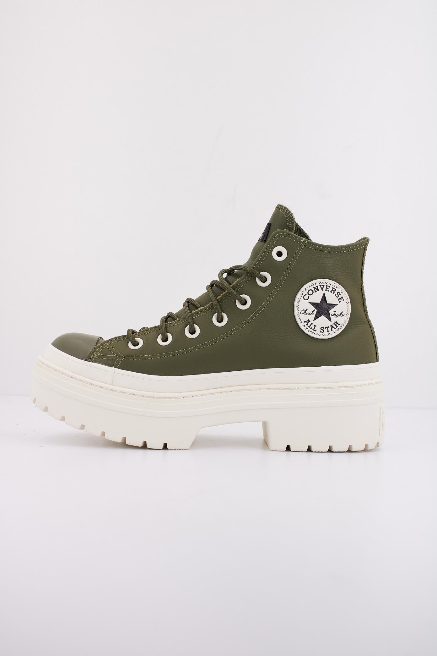 CONVERSE CHUCK TAYLOR ALL STAR LUGGED HEEL PLATFORM WATERPROOF en color VERDE (1)