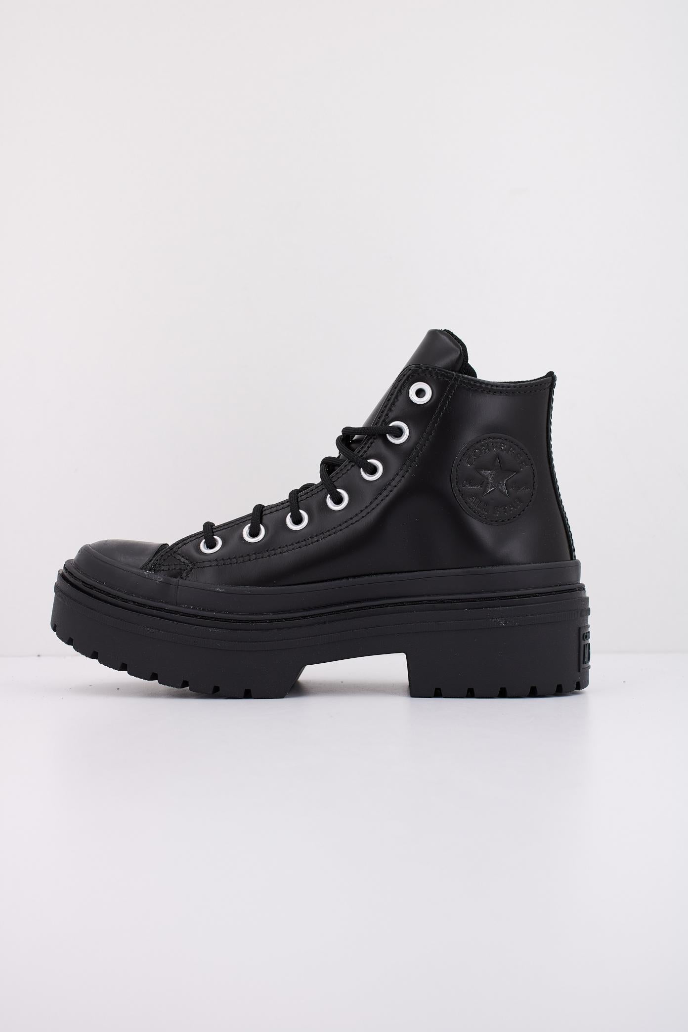 CONVERSE CHUCK TAYLOR ALL STAR LUGGED HEEL LEATHER PLATFORM en color NEGRO (1)