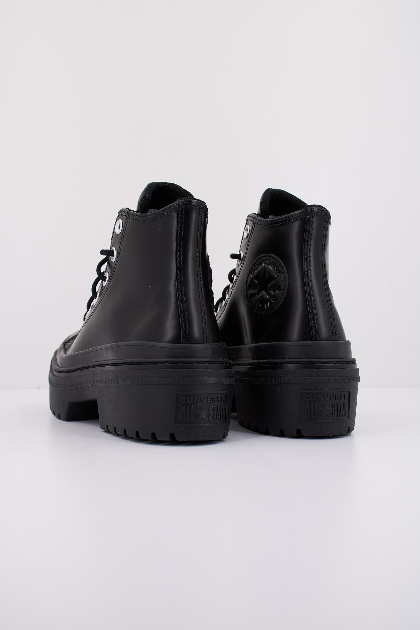 CONVERSE CHUCK TAYLOR ALL STAR LUGGED HEEL LEATHER PLATFORM en color NEGRO (4)