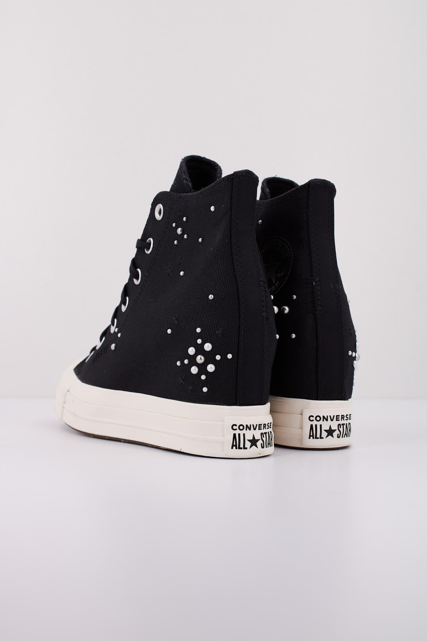 CONVERSE CHUCK TAYLOR ALL STAR WEDGE PLATFORM PEARLS & STUDS en color NEGRO (4)
