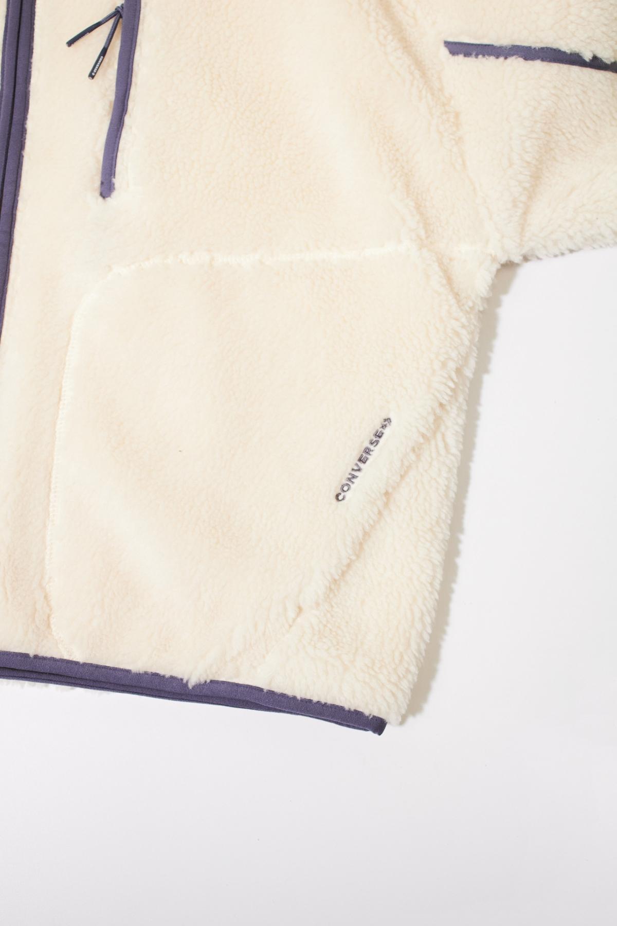 CONVERSE SHERPA FULL-ZIP JACKET en color BLANCO (3)