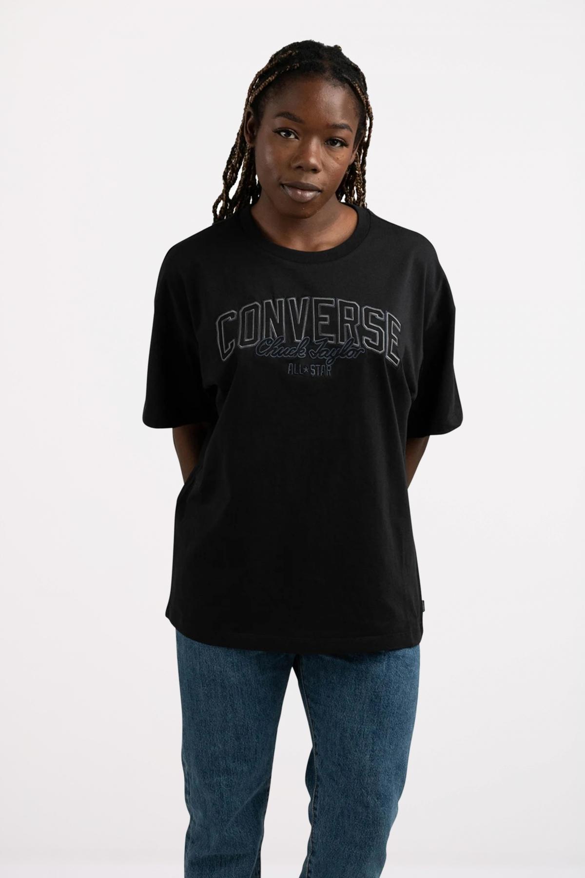 CONVERSE RETRO T SHIRT en color NEGRO (1)