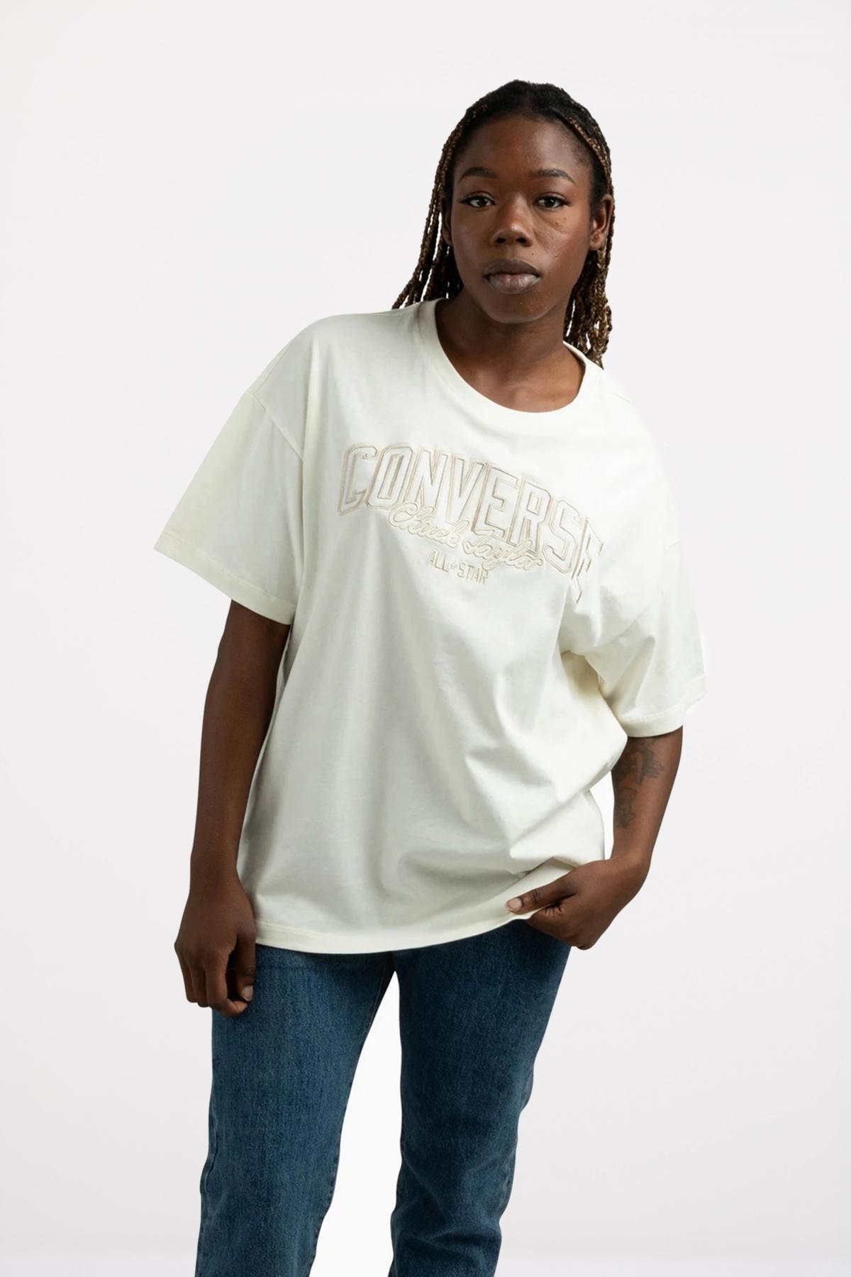 CONVERSE RETRO T SHIRT en color BLANCO (1)