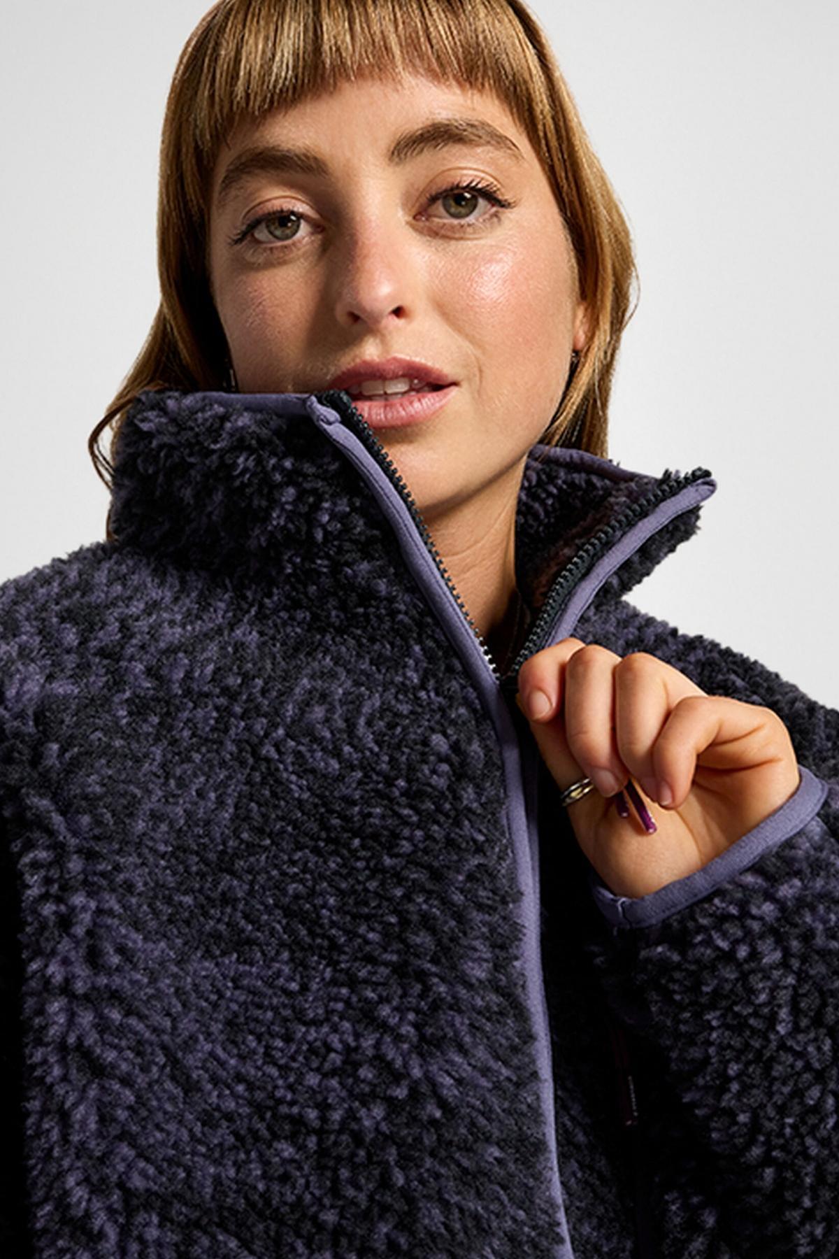 CONVERSE PRINTED SHERPA FULL-ZIP J en color VIOLETA (3)
