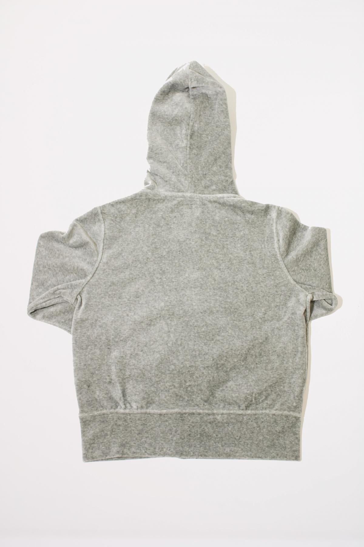CONVERSE CHUCK HOODIE VELOUR en color GRIS (2)