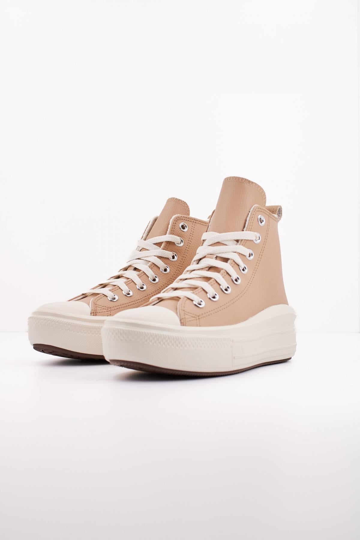 CONVERSE CHUCK TAYLOR ALL STAR MOVE LEATHER en color BEIS (2)