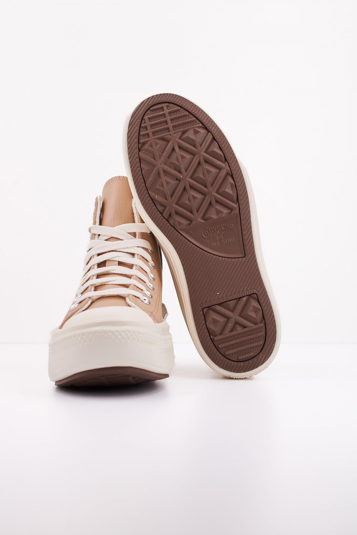 CONVERSE CHUCK TAYLOR ALL STAR MOVE LEATHER en color BEIS (5)