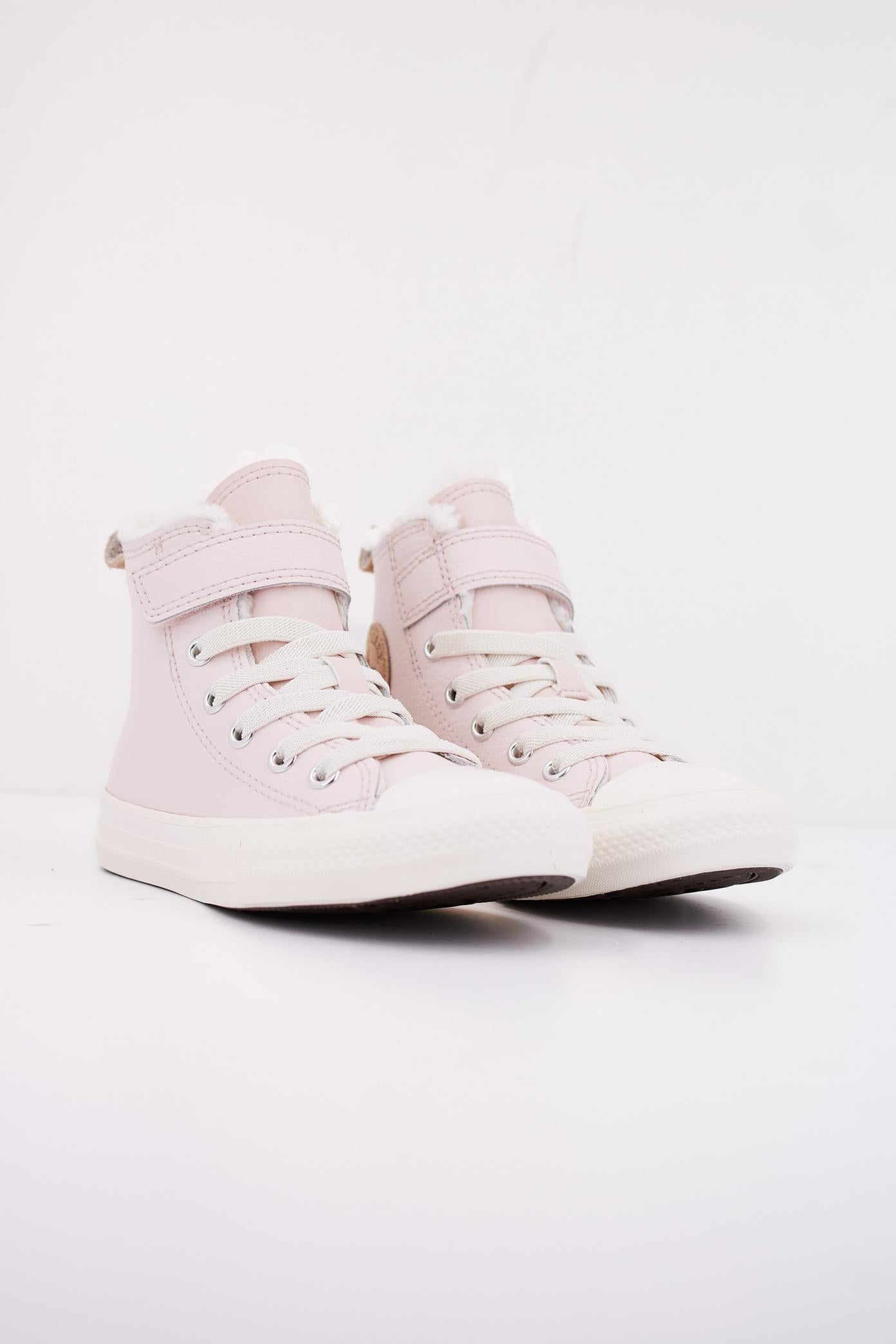 CONVERSE CHUCK TAYLOR ALL STAR LEATHER&SHERPA EASY-ON en color ROSA (2)