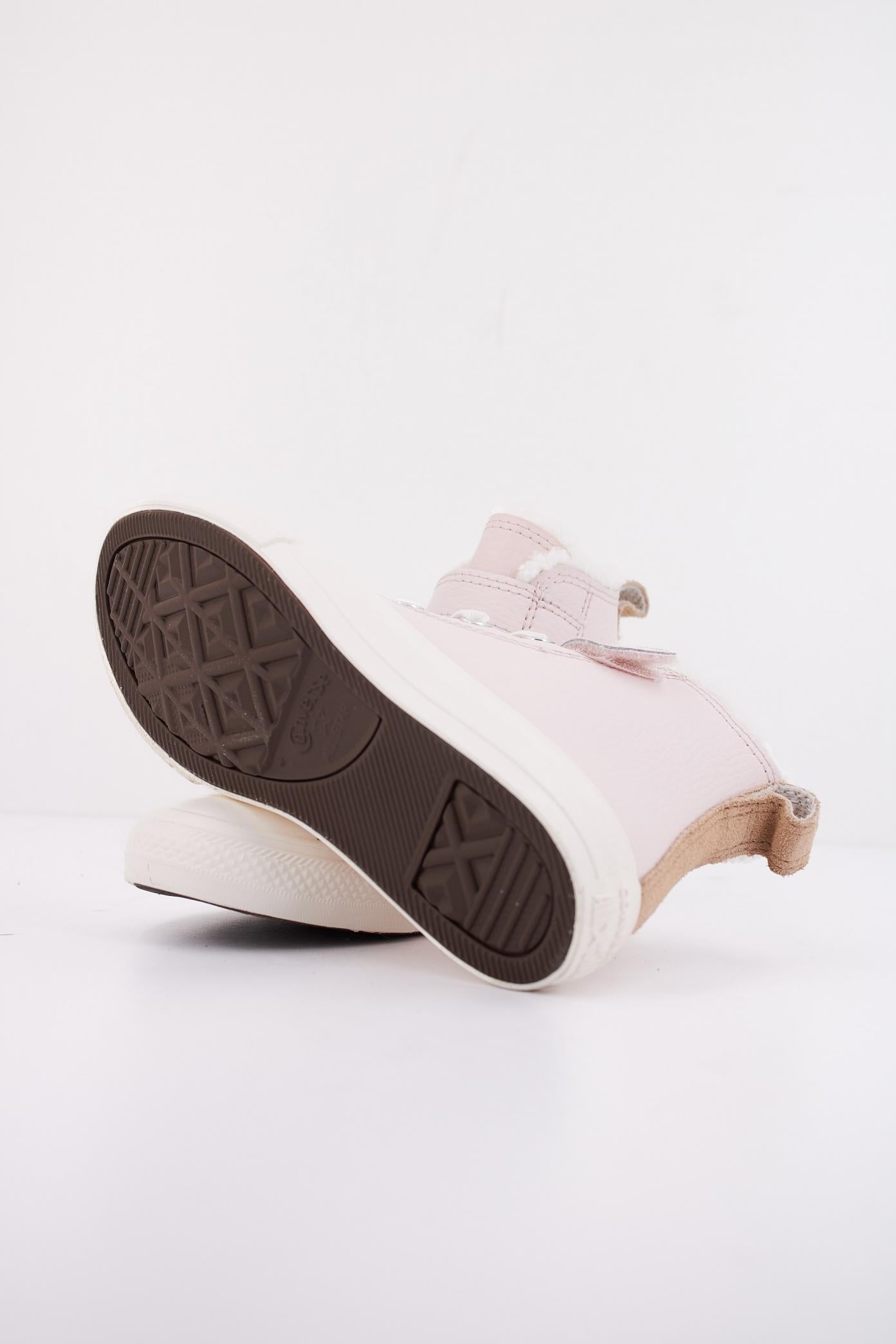 CONVERSE CHUCK TAYLOR ALL STAR LEATHER&SHERPA EASY-ON en color ROSA (5)
