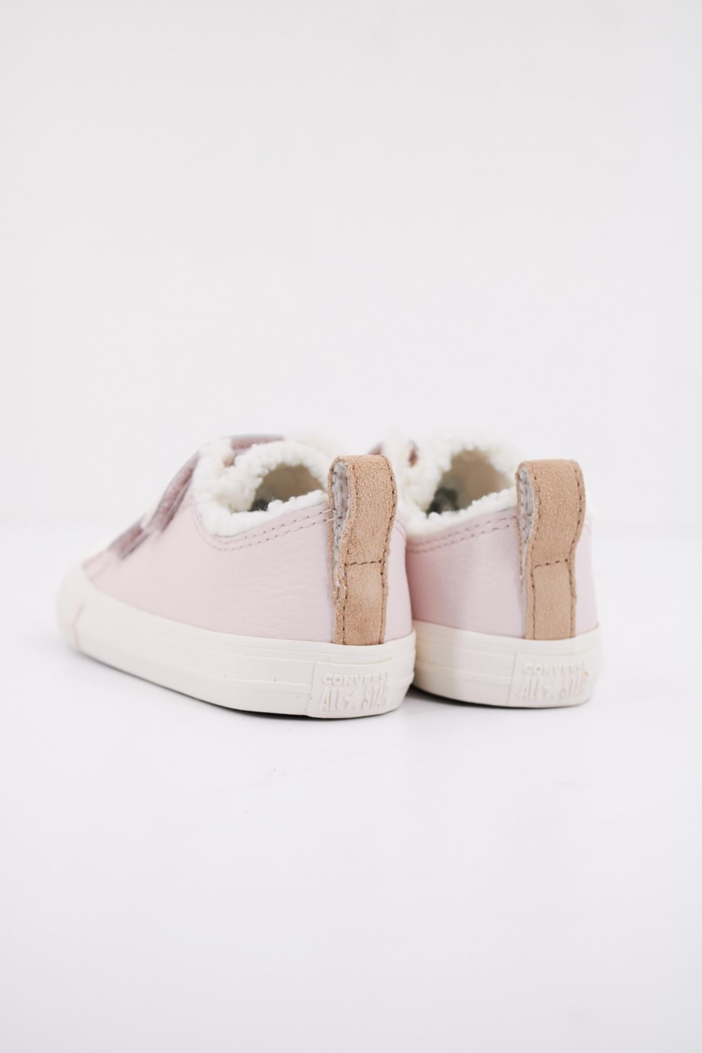 CONVERSE CHUCK TAYLOR ALL STAR LEASTHER & SHERPA EASY-ON en color ROSA (4)
