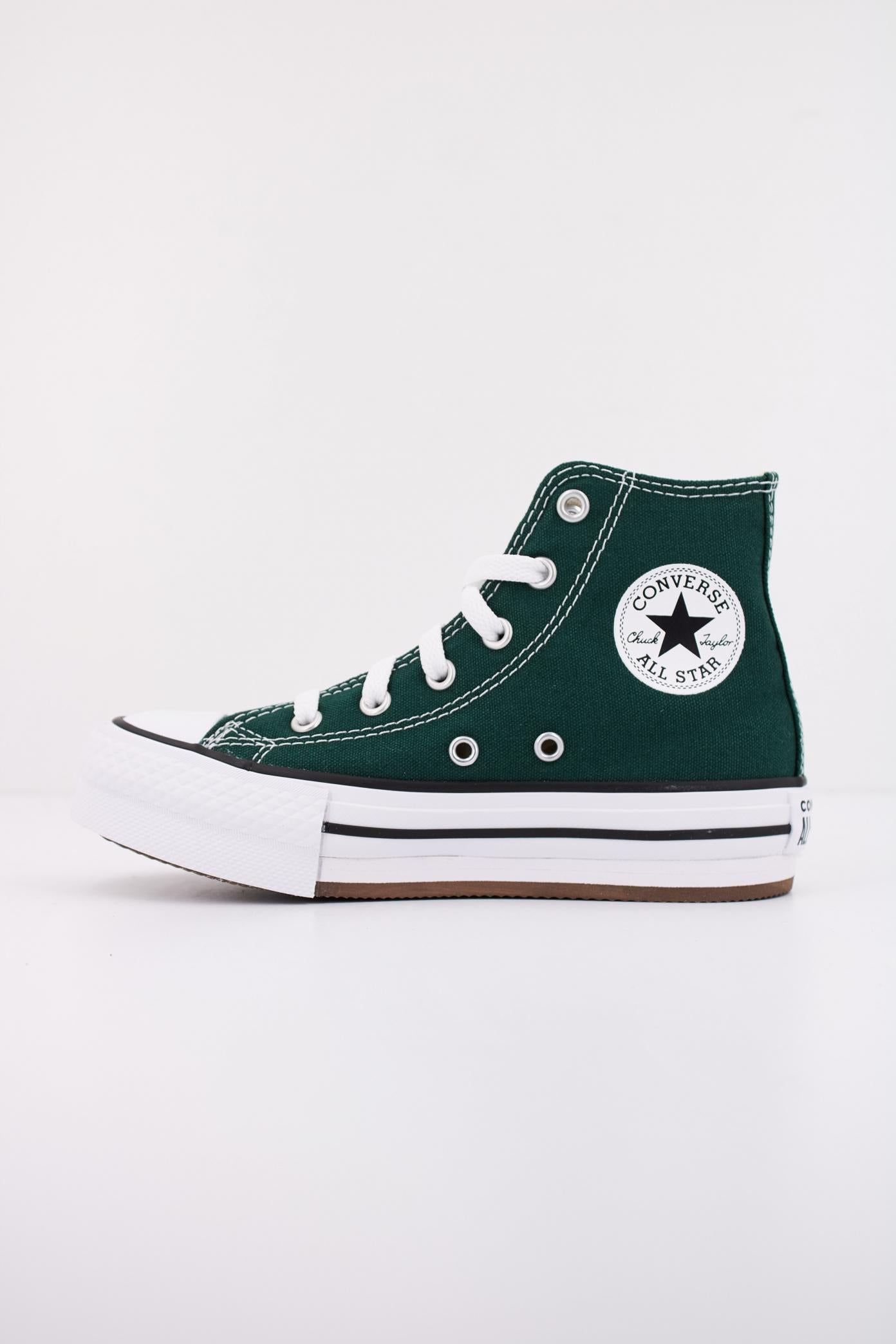 CONVERSE EVA LIFT HI en color VERDE (1)