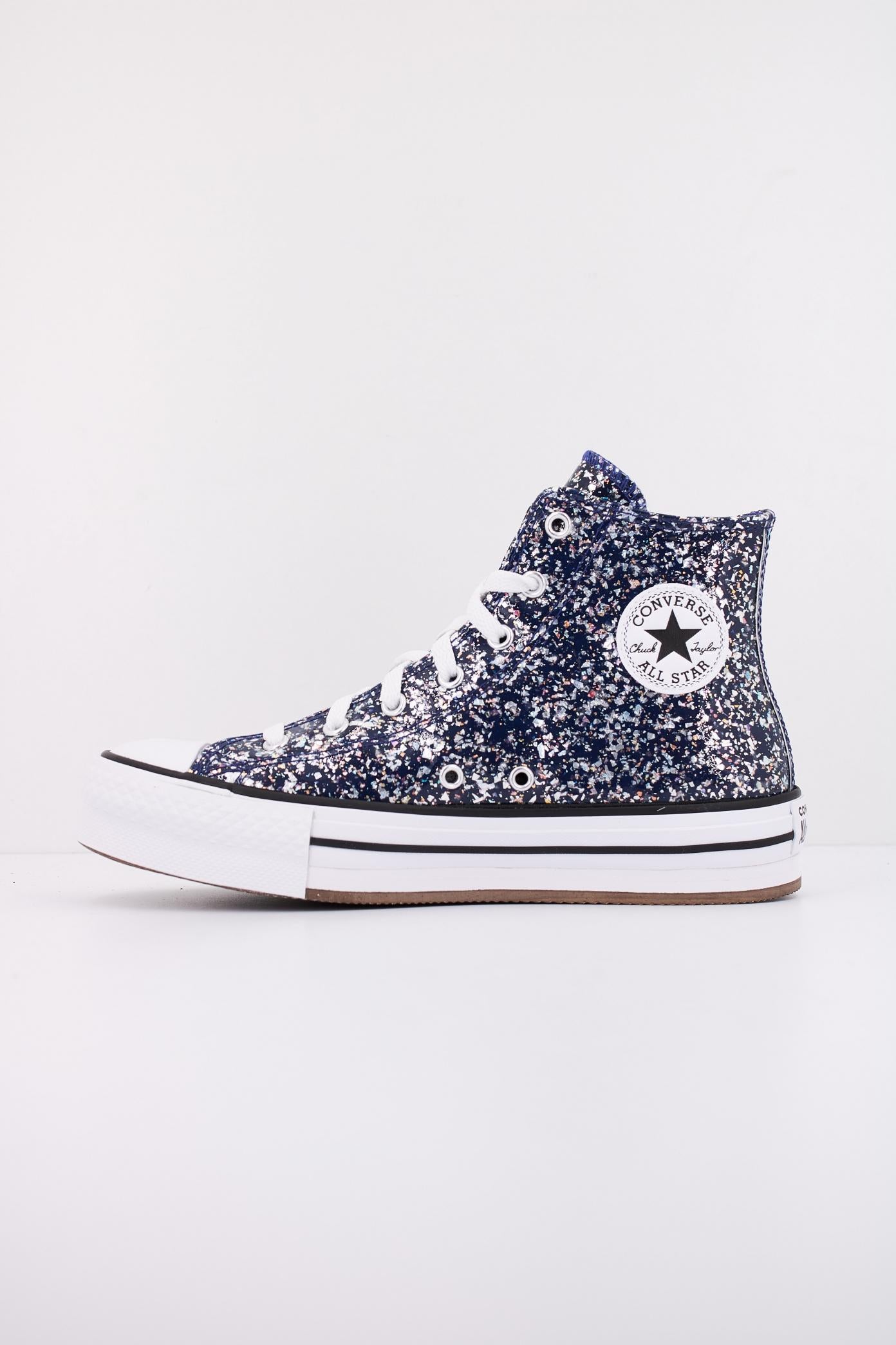 CONVERSE CHUCK TAYLOR ALL STAR EVA LIFT HI en color AZUL (1)