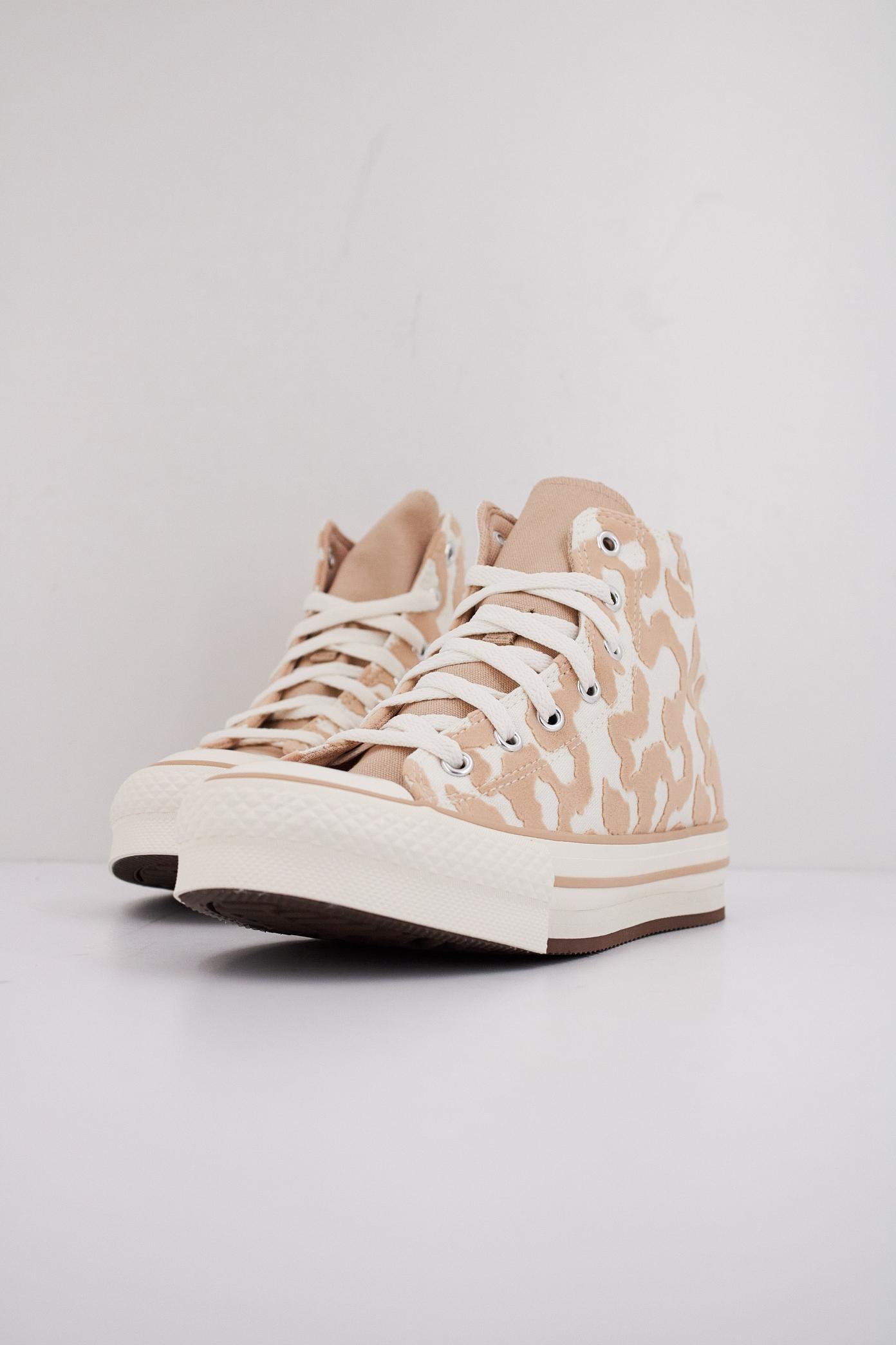 CONVERSE CHUCK TAYLOR ALL STAR EVA LIFT LEOPARD en color ROSA (2)