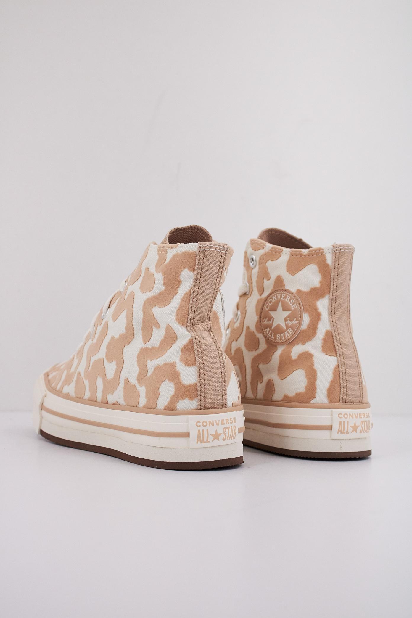 CONVERSE CHUCK TAYLOR ALL STAR EVA LIFT LEOPARD en color ROSA (4)