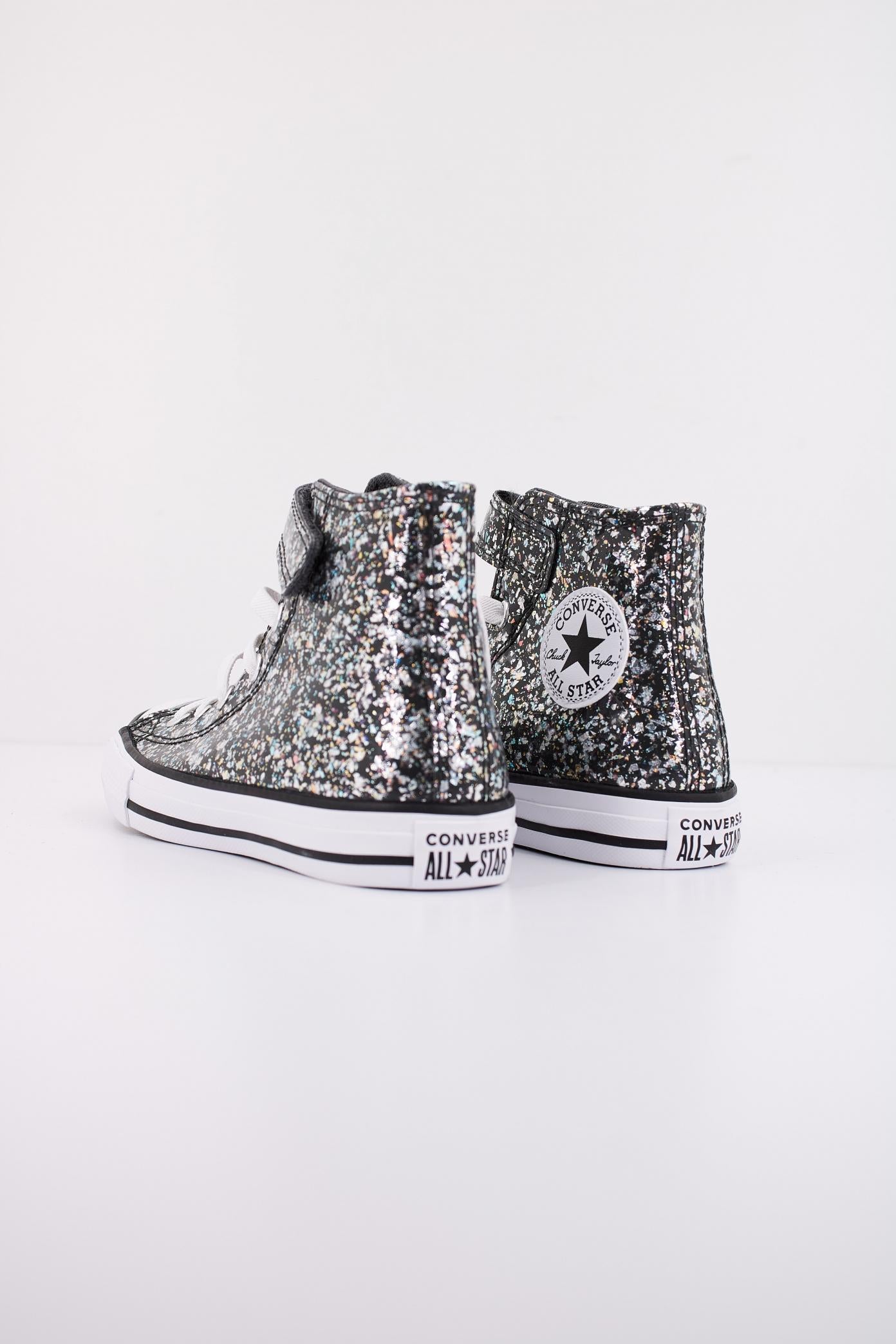CONVERSE CHUCK TAYLOR ALL STAR GLITTER EASY-ON en color NEGRO (4)