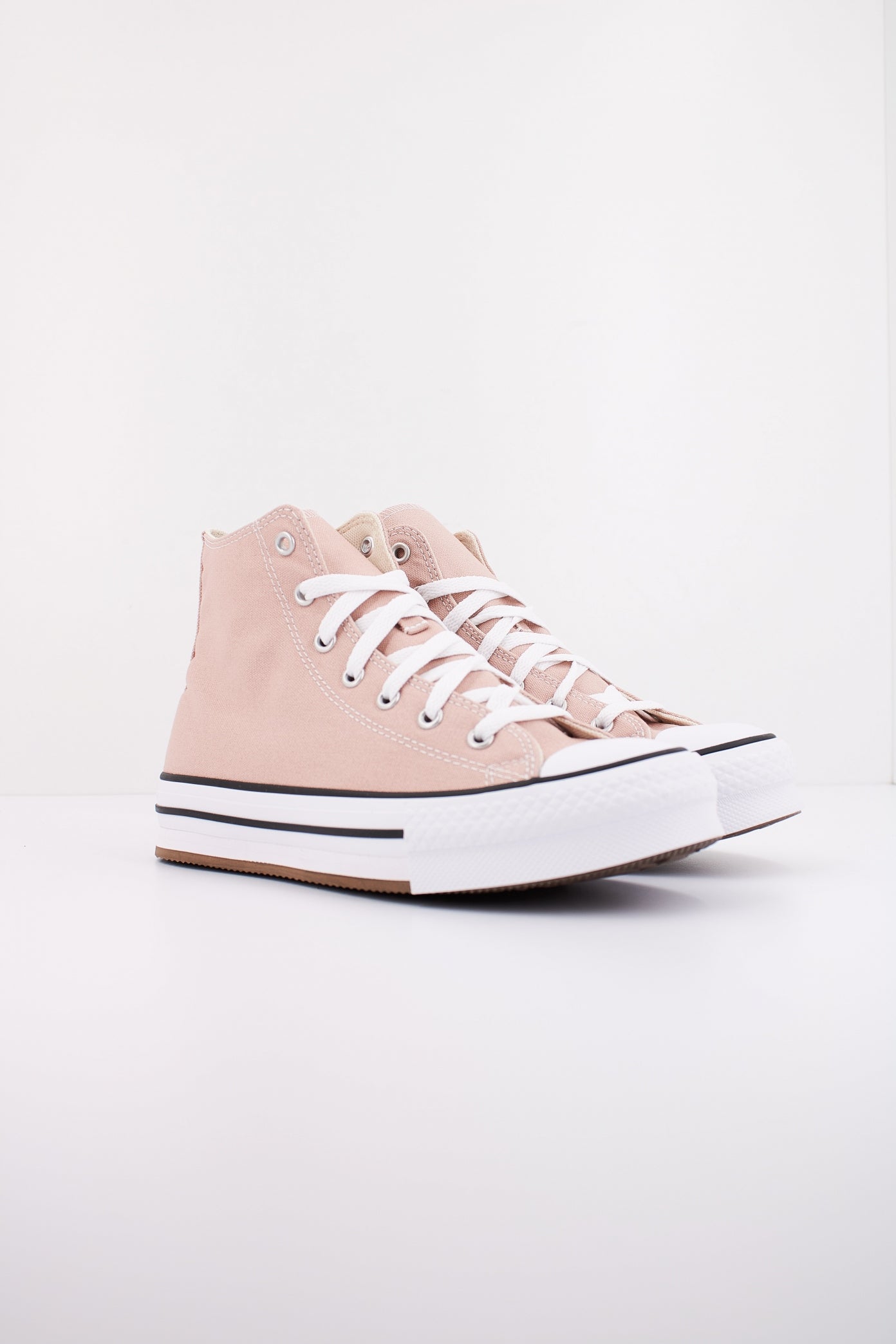 CONVERSE EVA LIFT HI DUSTY en color ROSA (2)