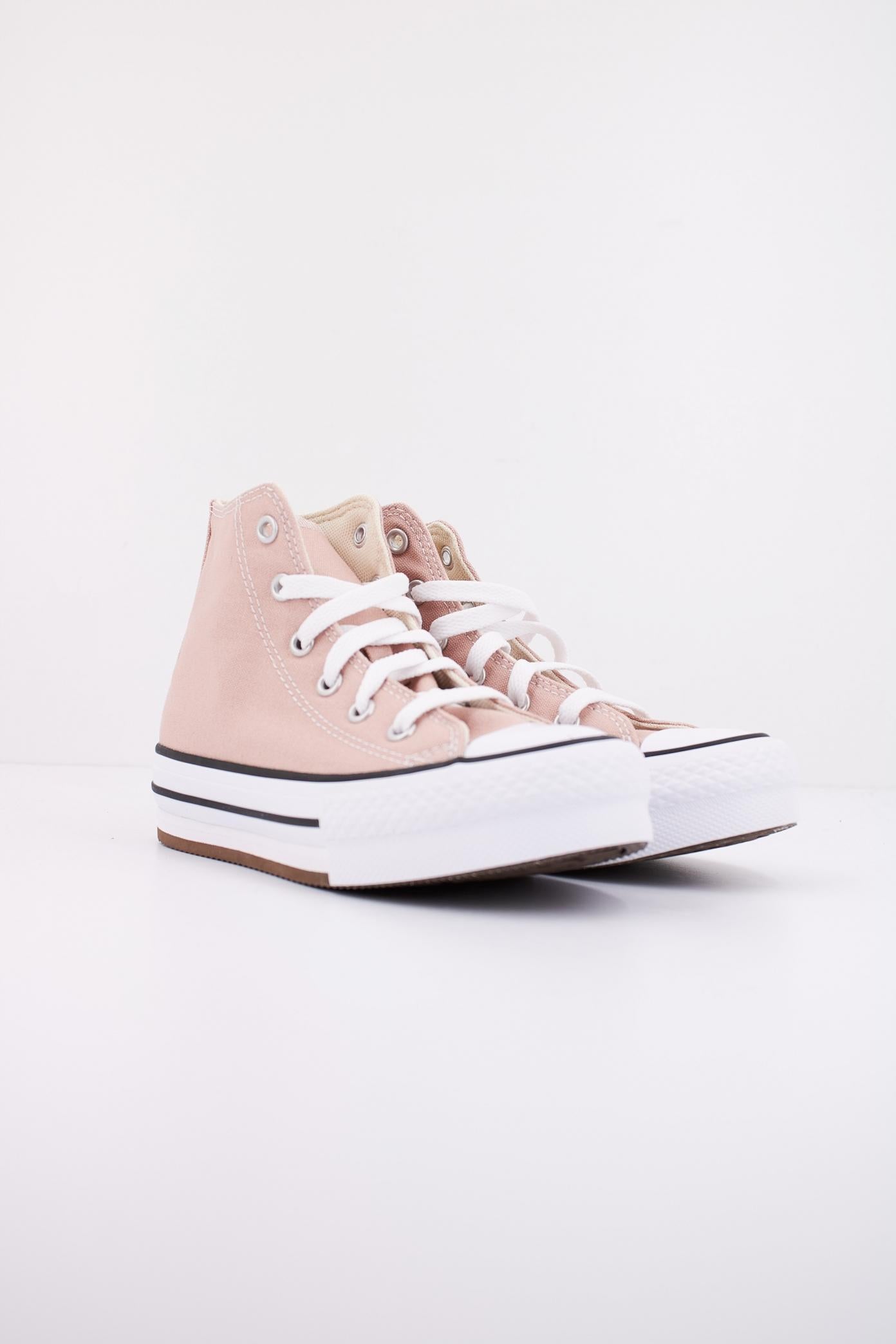 CONVERSE CTAS EVA LIFT HI DUSTY en color ROSA (2)