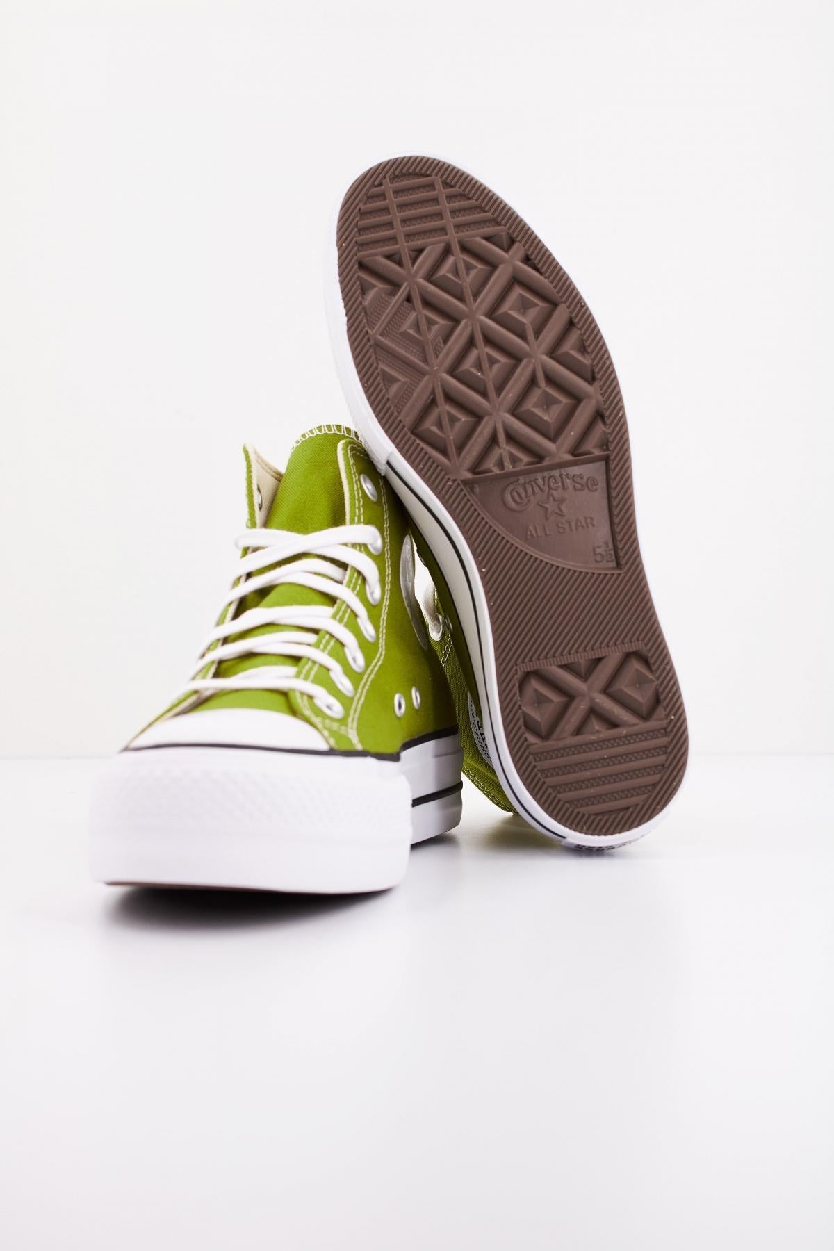 CONVERSE CHUCK TAYLOR ALL STAR LIFT HI en color VERDE (5)