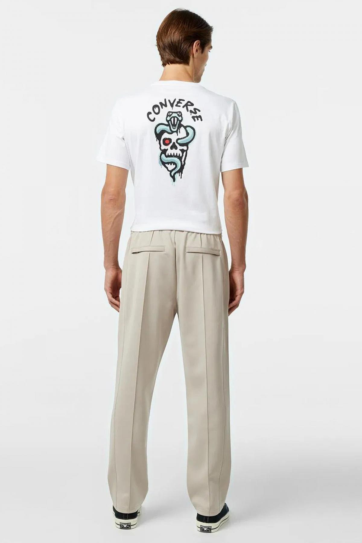 CONVERSE RETRO TRACK PANTS en color MARRON CLARO (2)