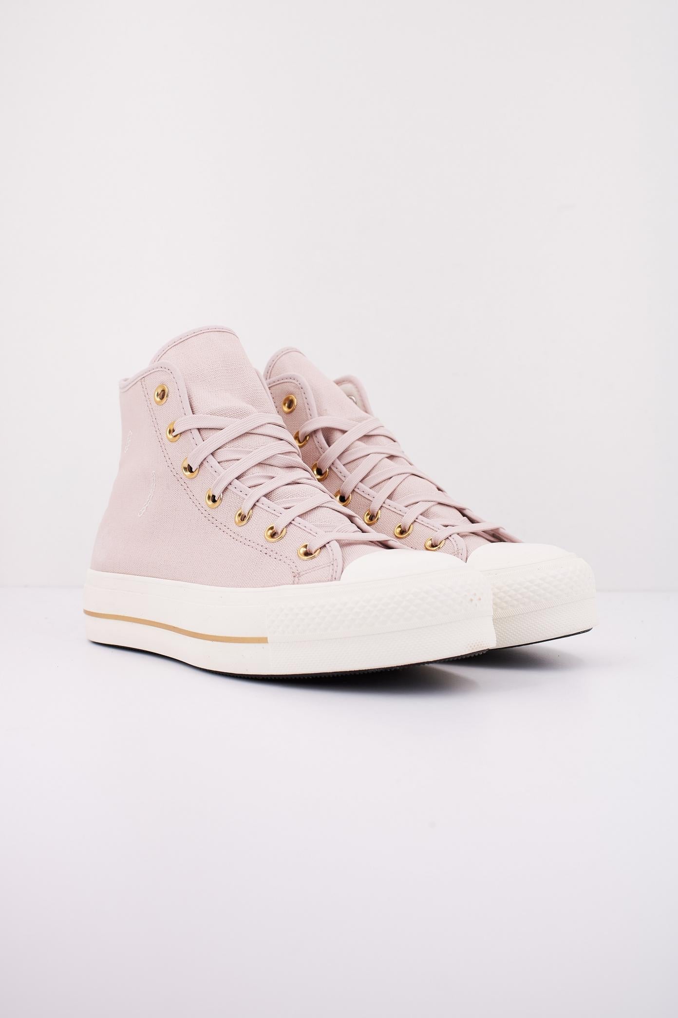 CONVERSE CHUCK TAYLOR ALL STAR LIFT HI FLUSH en color ROSA (2)
