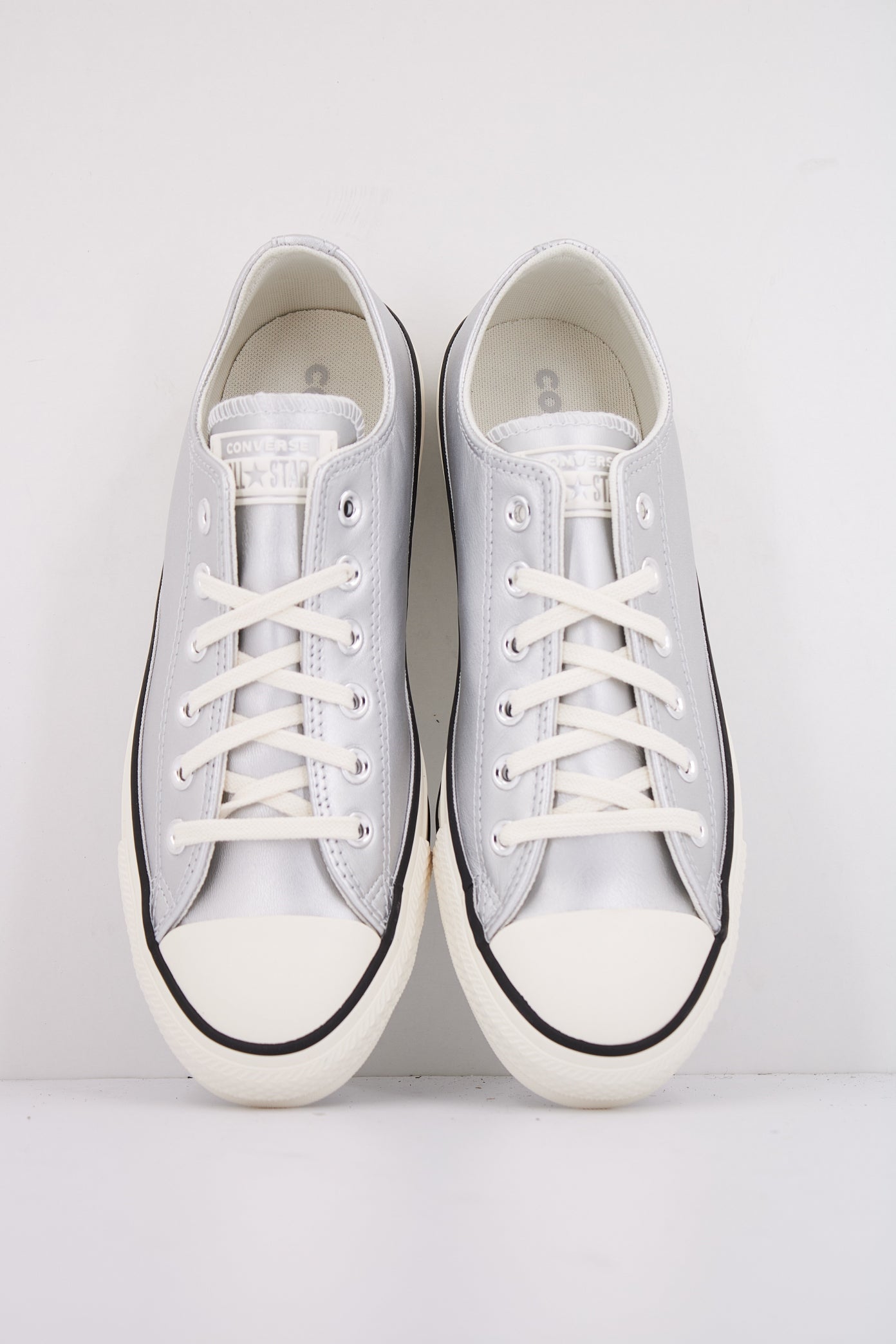 CONVERSE AC en color PLATA (3)