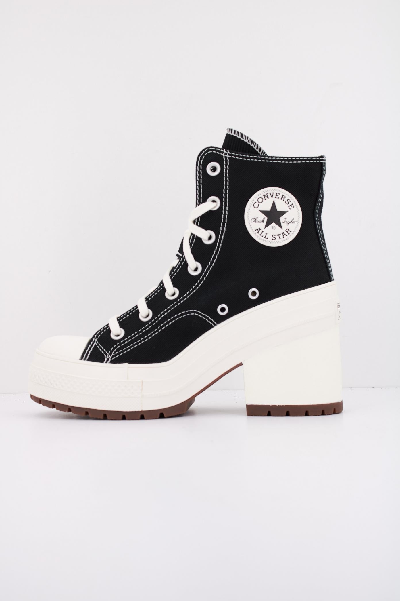 CONVERSE CHUCK DE LUXE HEEL en color NEGRO (1)