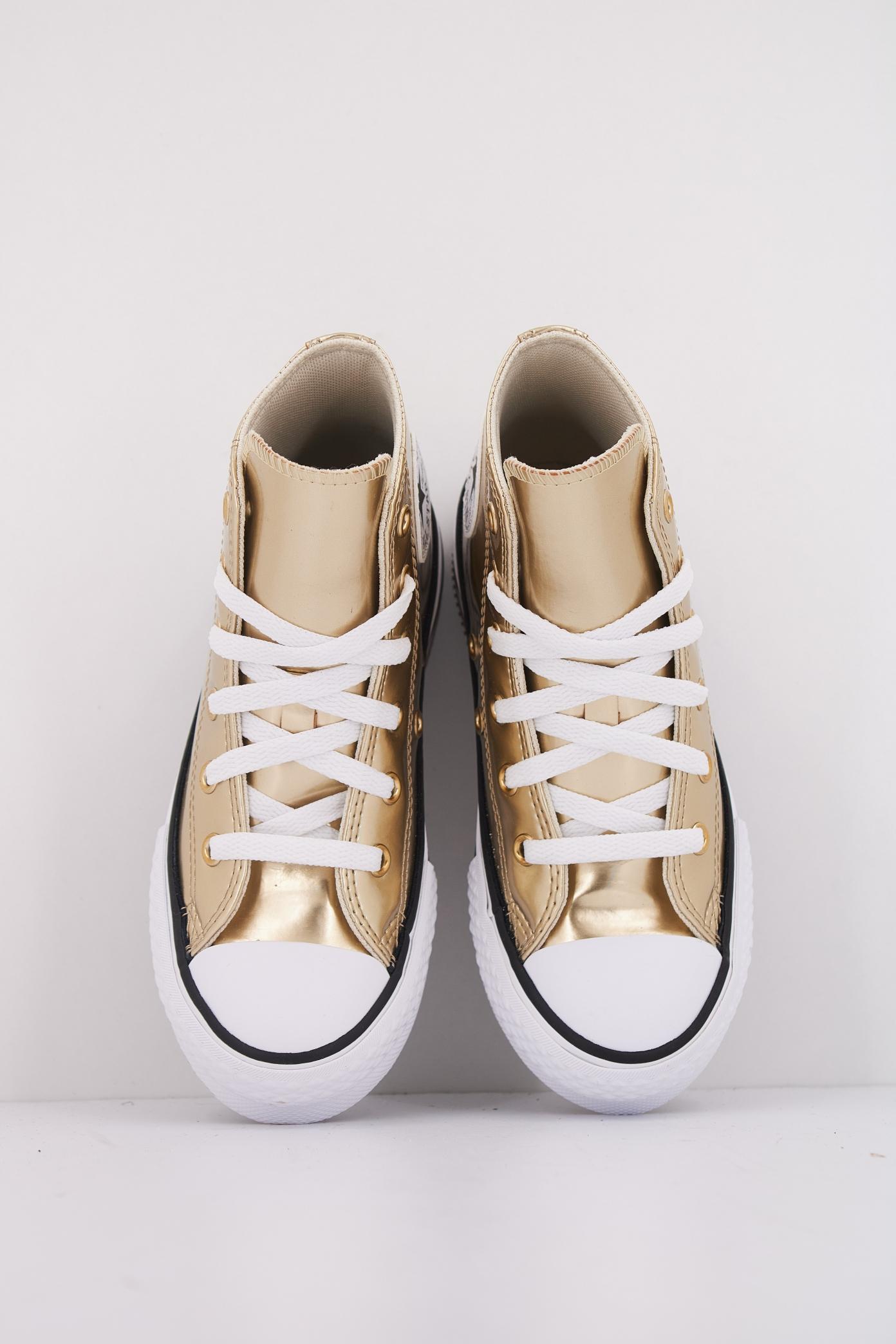CONVERSE CHUCK TAYLOR ALL STAR EVA LIFT HI en color ORO (3)