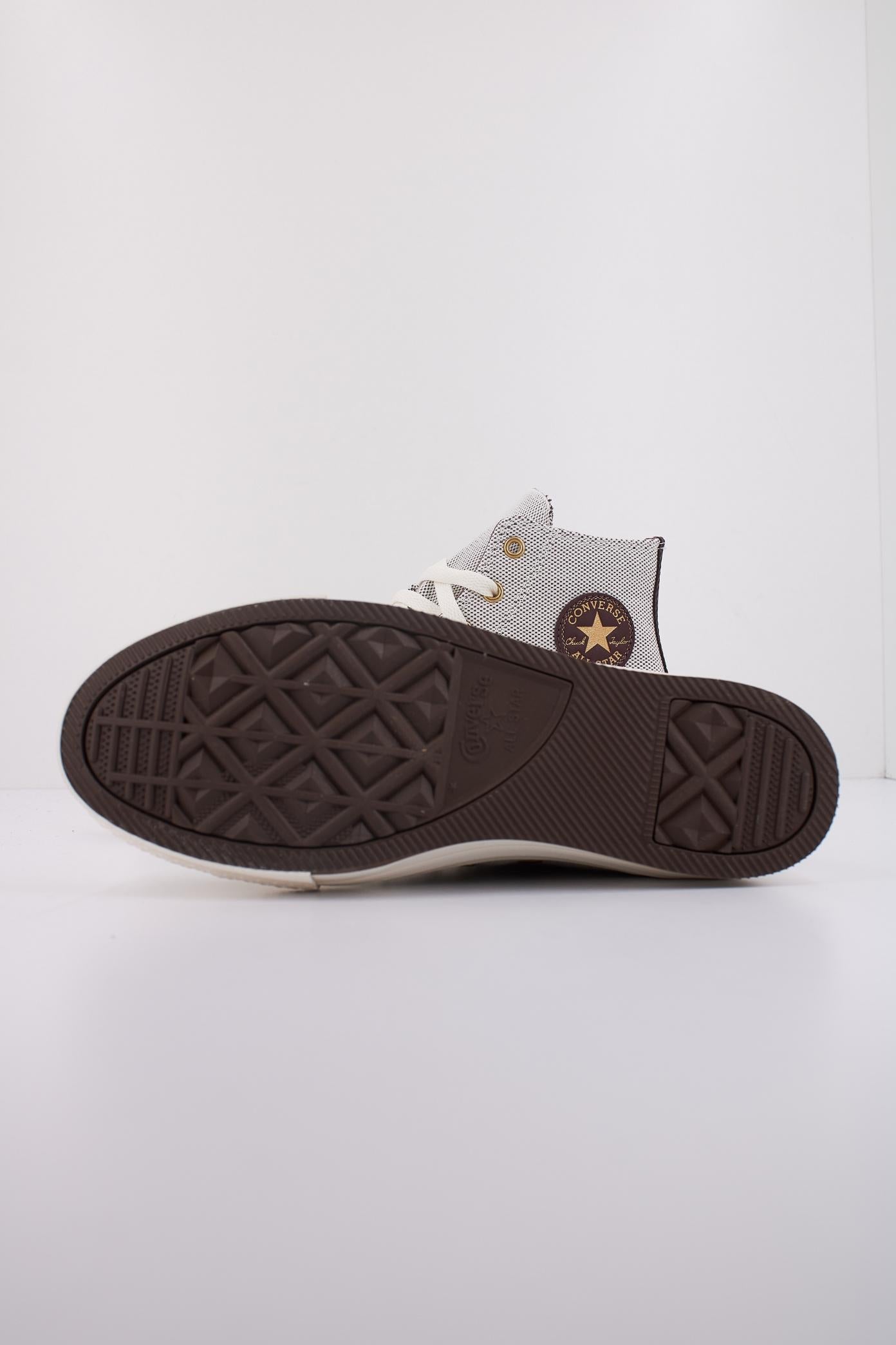 CONVERSE CHUCK TAYLOR ALL STAR EBA LIFT HI en color MARRON (5)