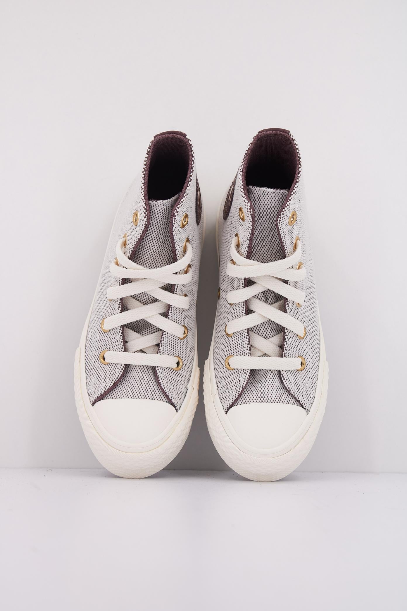 CONVERSE CHUCK TAYLOR ALL STAR EBA LIFT HI en color MARRON (3)