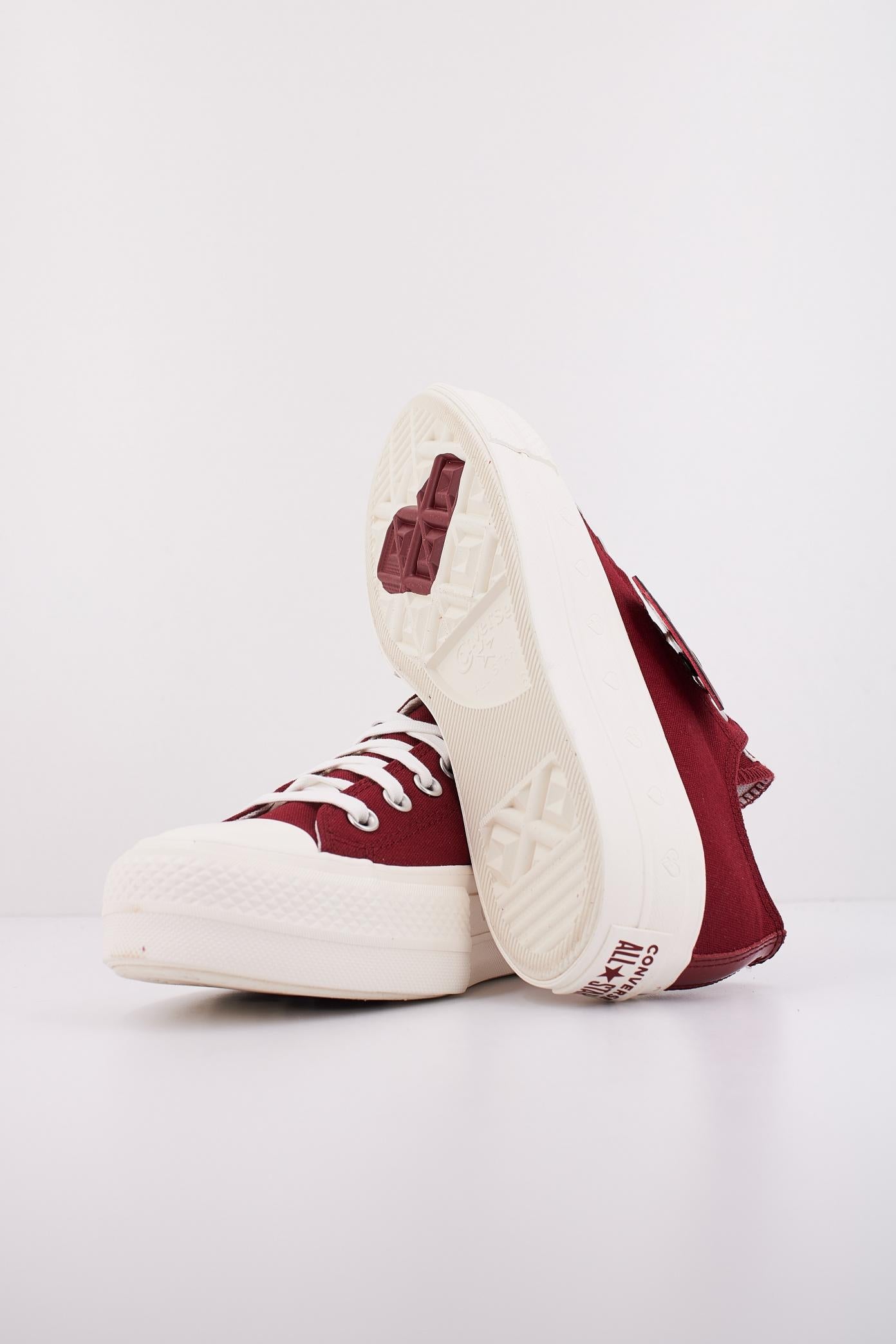 CONVERSE CHUCK TAYLOR ALL STAR LIFT PLATFORM VALENTINE´S DAY en color ROJO (5)