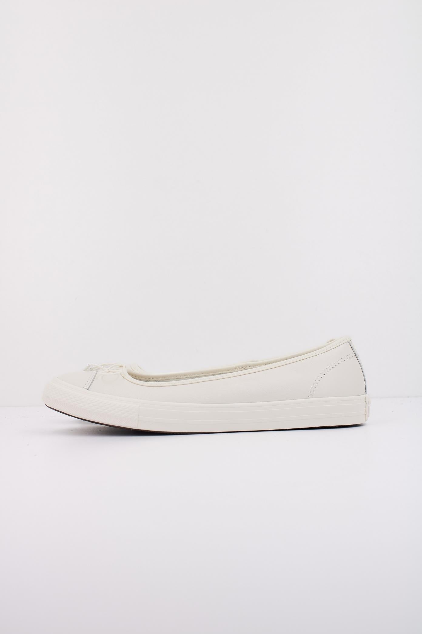 CONVERSE CHUCK TAYLOR ALL STAR DAINTY BALLERINA LEATHER en color BLANCO (1)