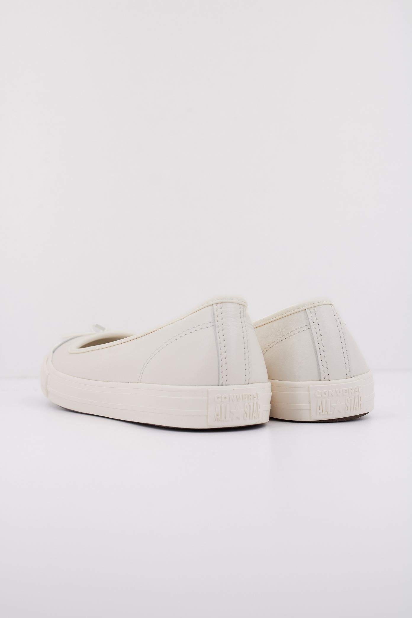 CONVERSE CHUCK TAYLOR ALL STAR DAINTY BALLERINA LEATHER en color BLANCO (4)